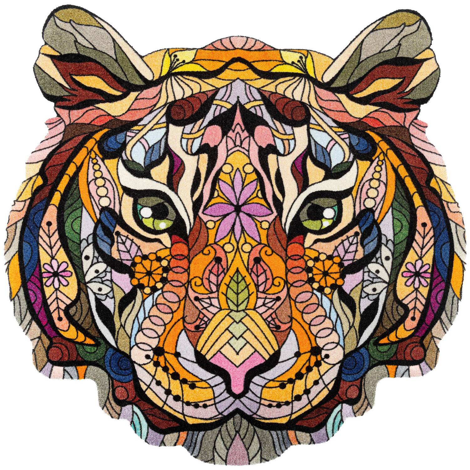 Fussmatte Mystic Wilderness 120 x 120 cm Schmutzfangmatte waschbar wash+dry Decor Special Shape