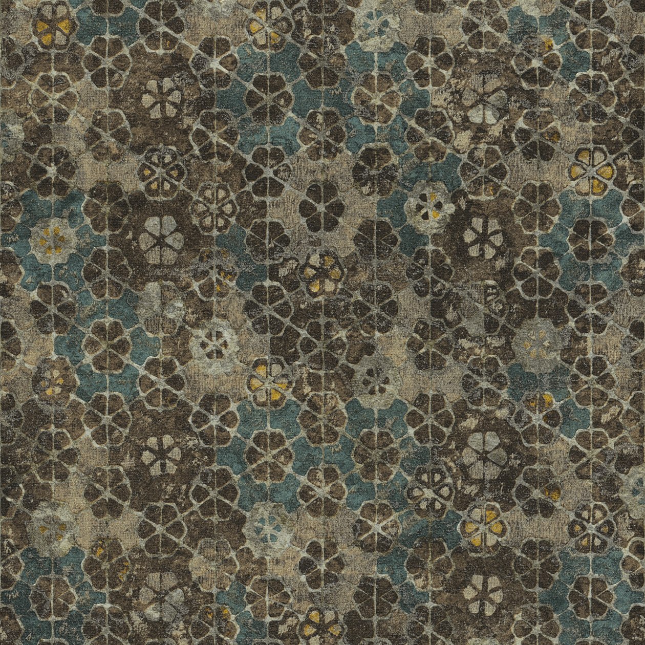 A.S. Creation | New Walls | 373911 | Vliestapete | Blumenoptik | 0.53 x 10.05 m | Blau