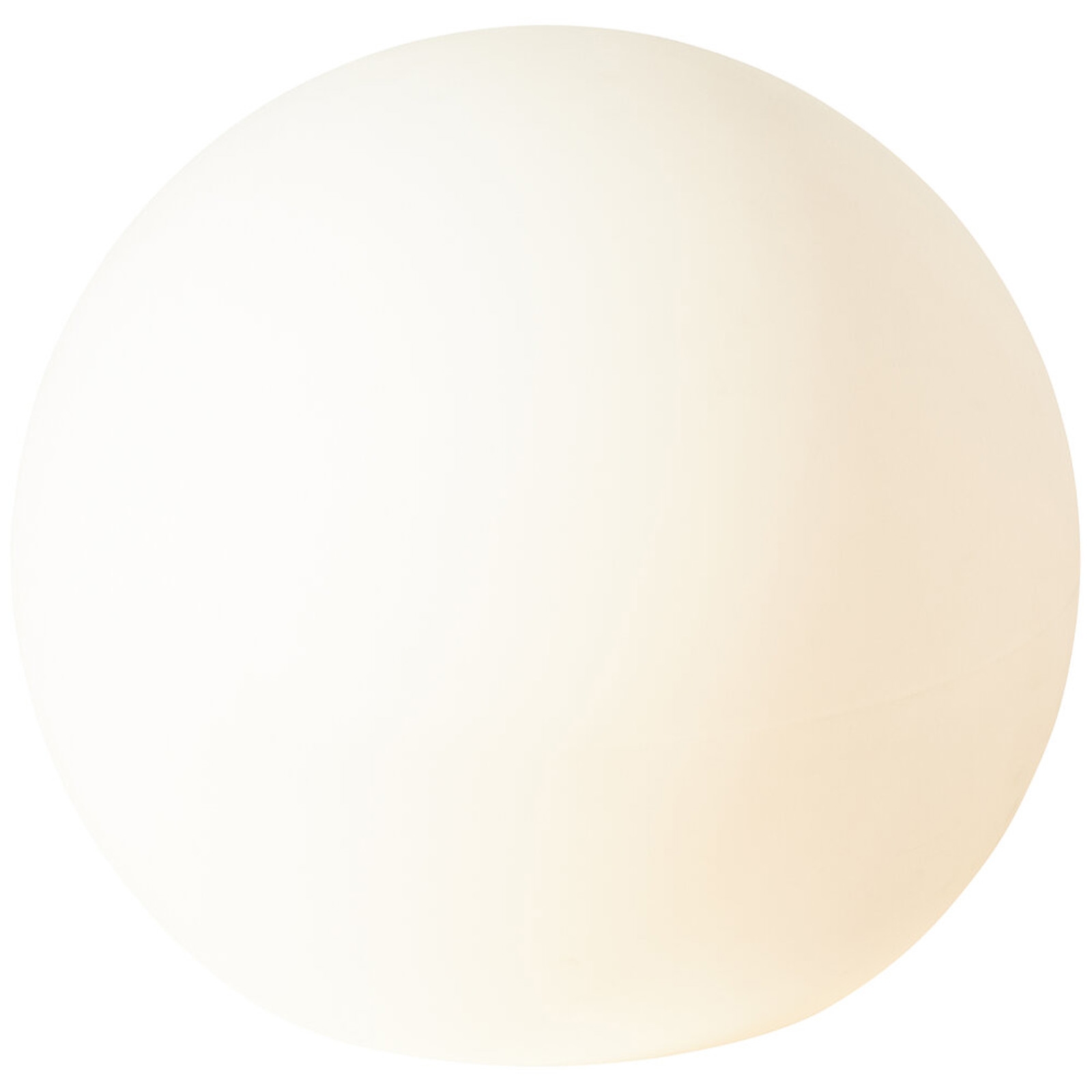 Stehleuchte 53 x 60 cm Weiss Kunststoff Stehlampe Kugel Modern Harmonisch