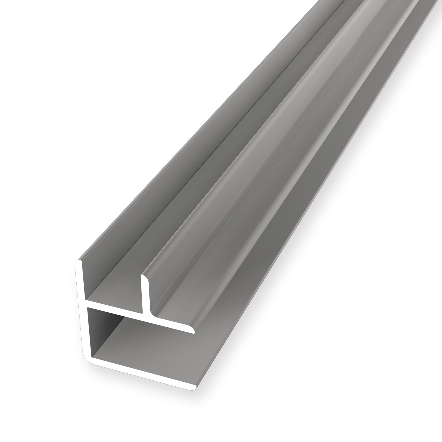 Eckprofil 16.2 x 16.2 x 2550 mm Einfasshöhe 8.2 mm Alu Kombi Innenecke Aussenecke Glatt Küberit