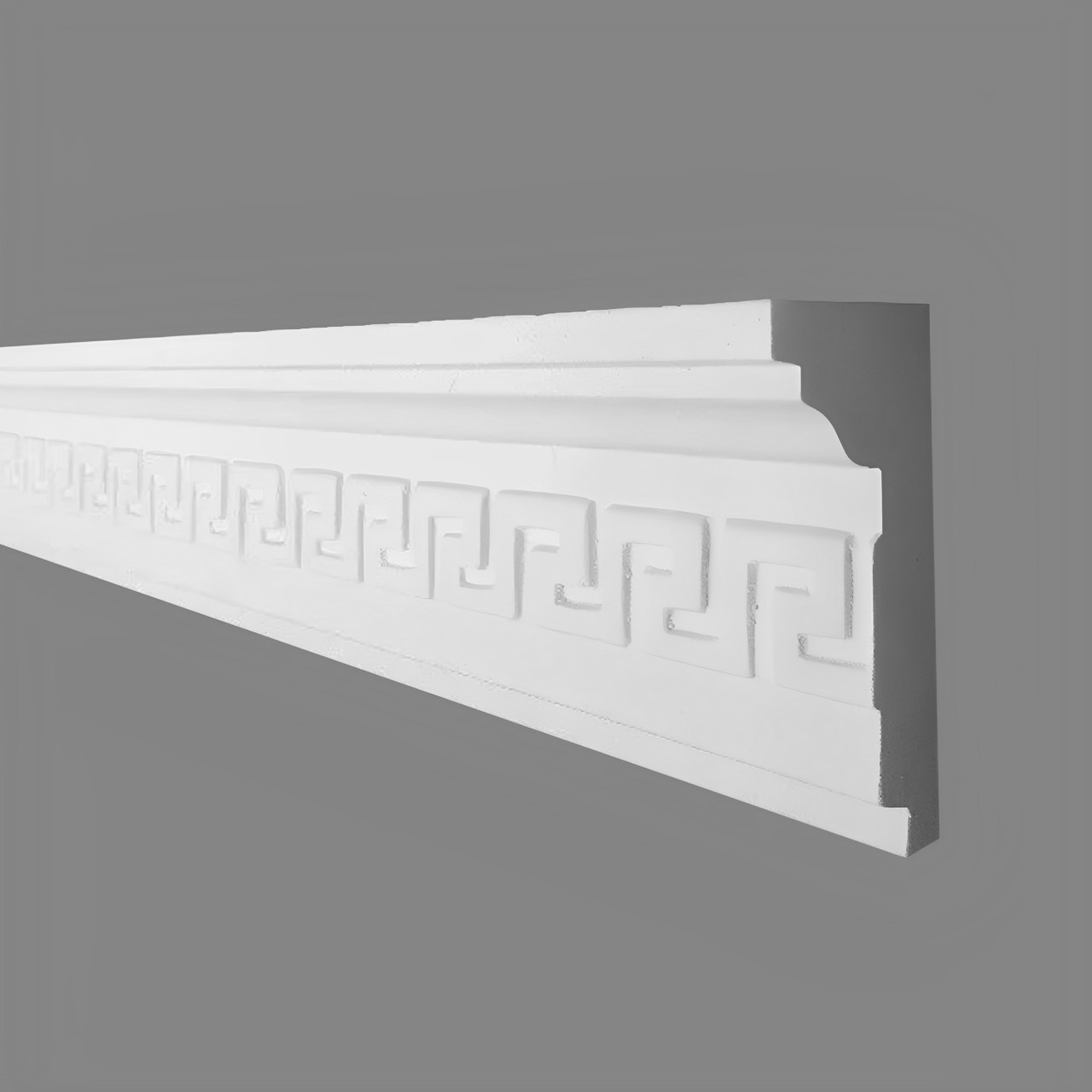 PROVISTON | Gipsleiste Bielefeld | Echter Gipsstuck | 50 x 105 x 1000 mm | Stuckleisten aus Gips