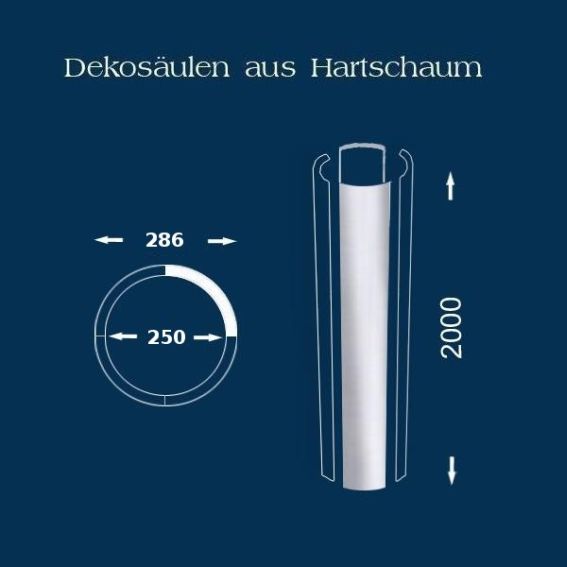 Säulenschaft / Säulenprofil "Wiesemann SP13 glatt" - unbeschichtet