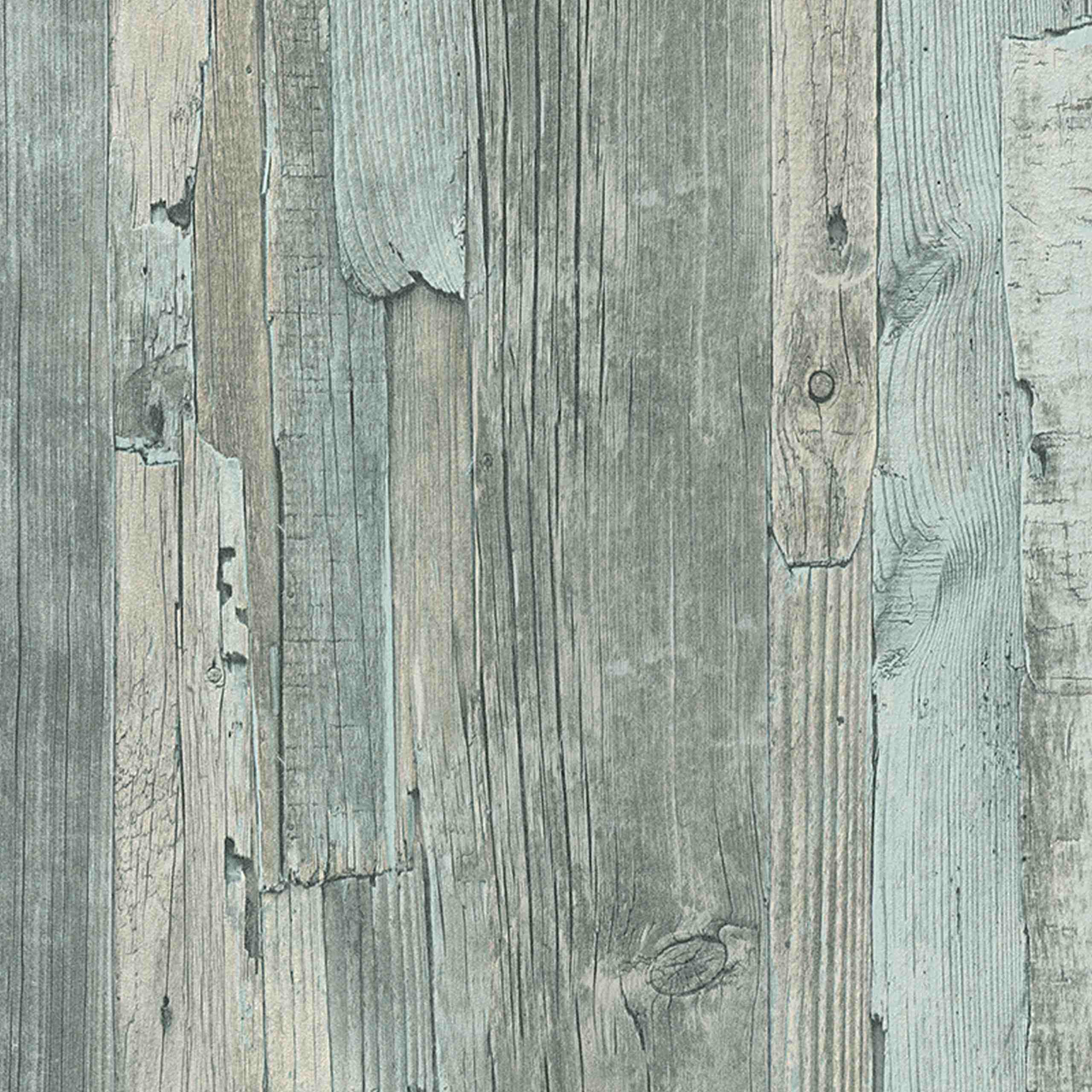 A.S. Creation | Decoworld | 954055 | Vliestapete | Holzoptik | 0.53 x 10.05 m | Grün