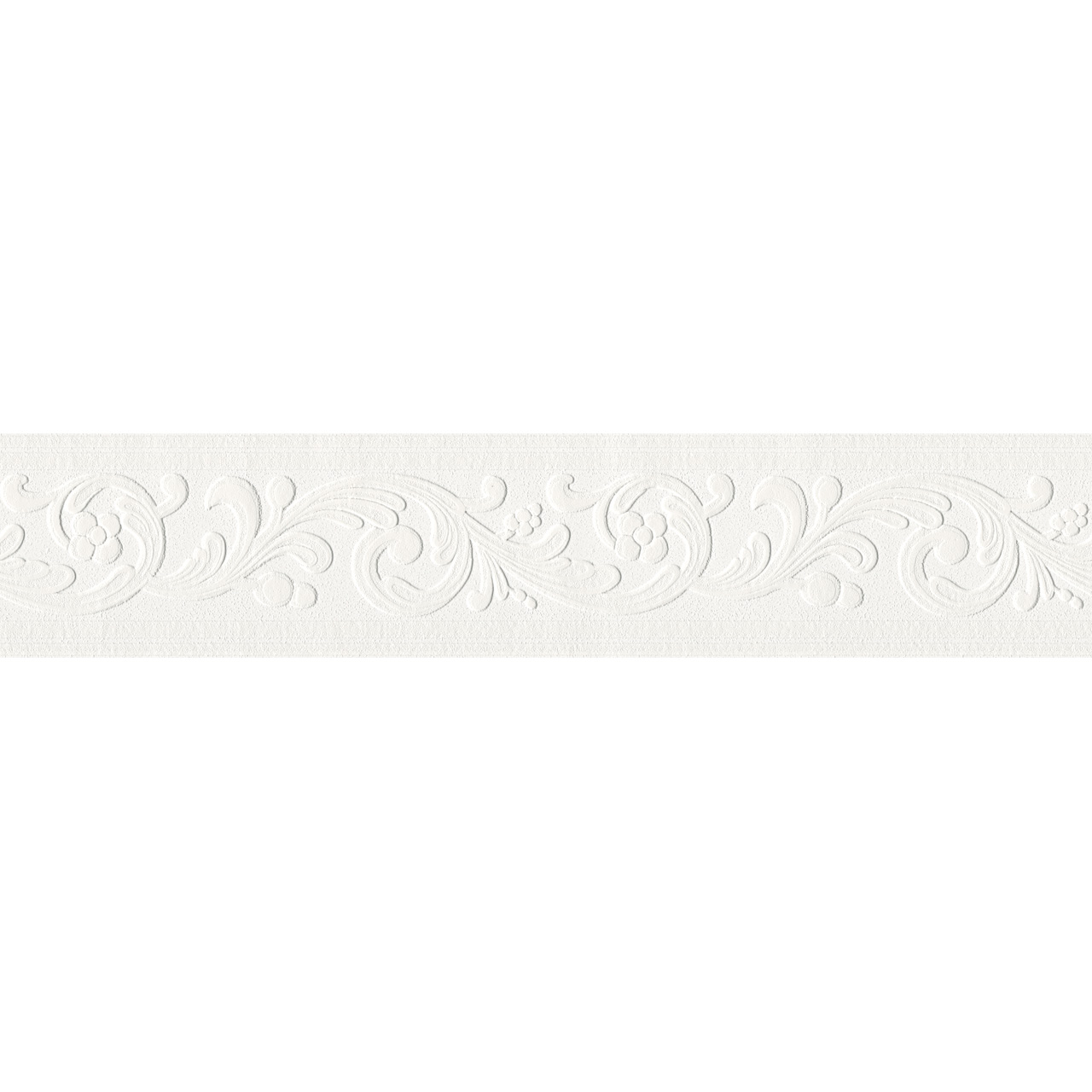 A.S. Creation | Only Borders 9 | 639615 | Papierbordüre | Borte | 0.13 x 5 m | Weiß