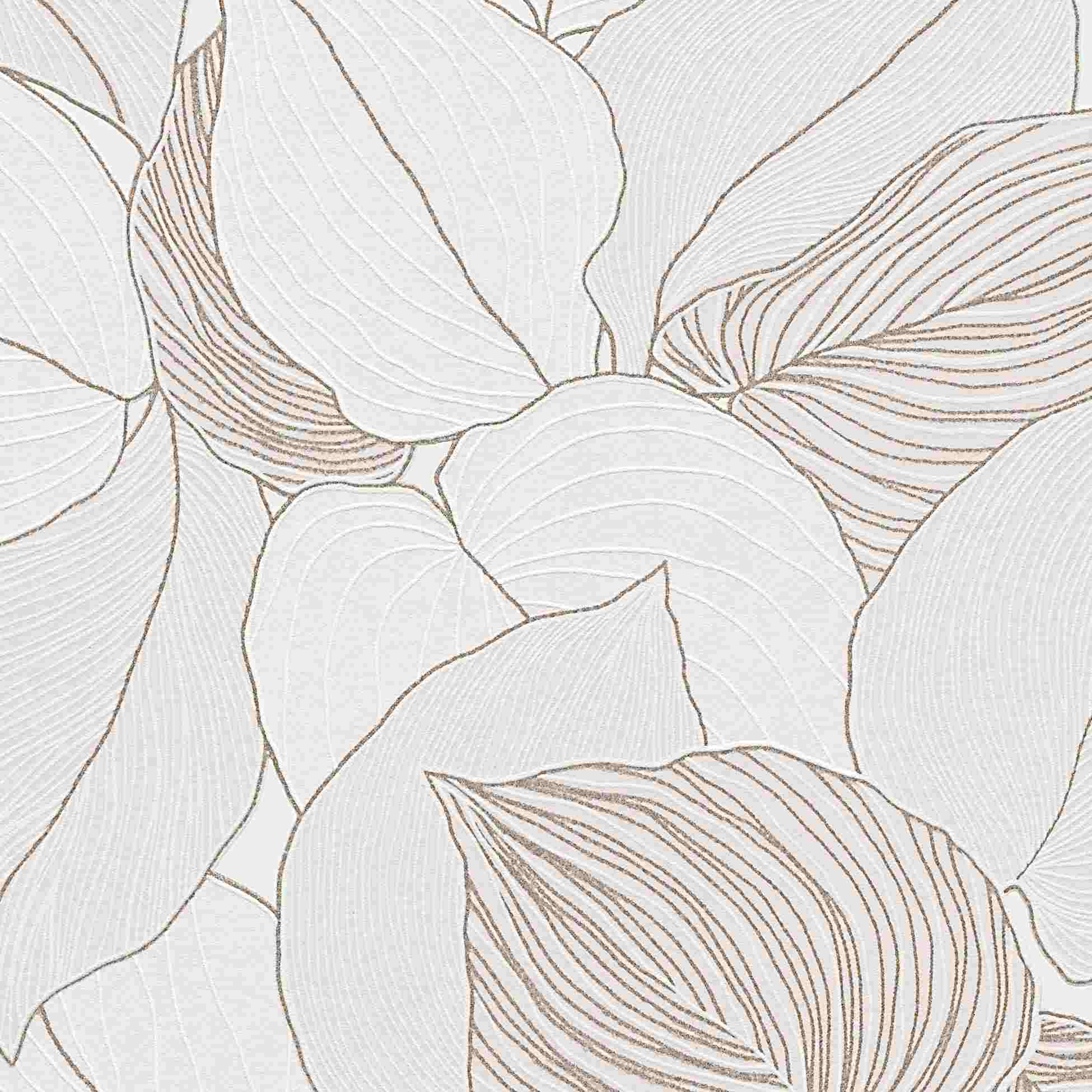 Struktur Vliestapete 10381-37 Blumen Floral 0.53 x 10.05 m Collage Erismann