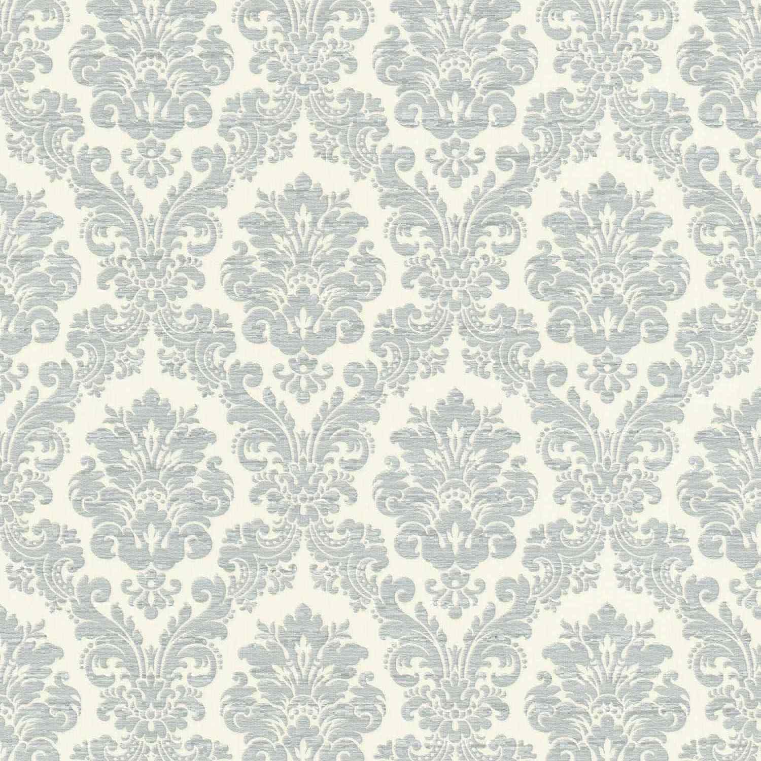 Rasch | Trianon XIII | 570533 | Vliestapete | Barock | 0.53 x 10.05 m | Beige | Blau