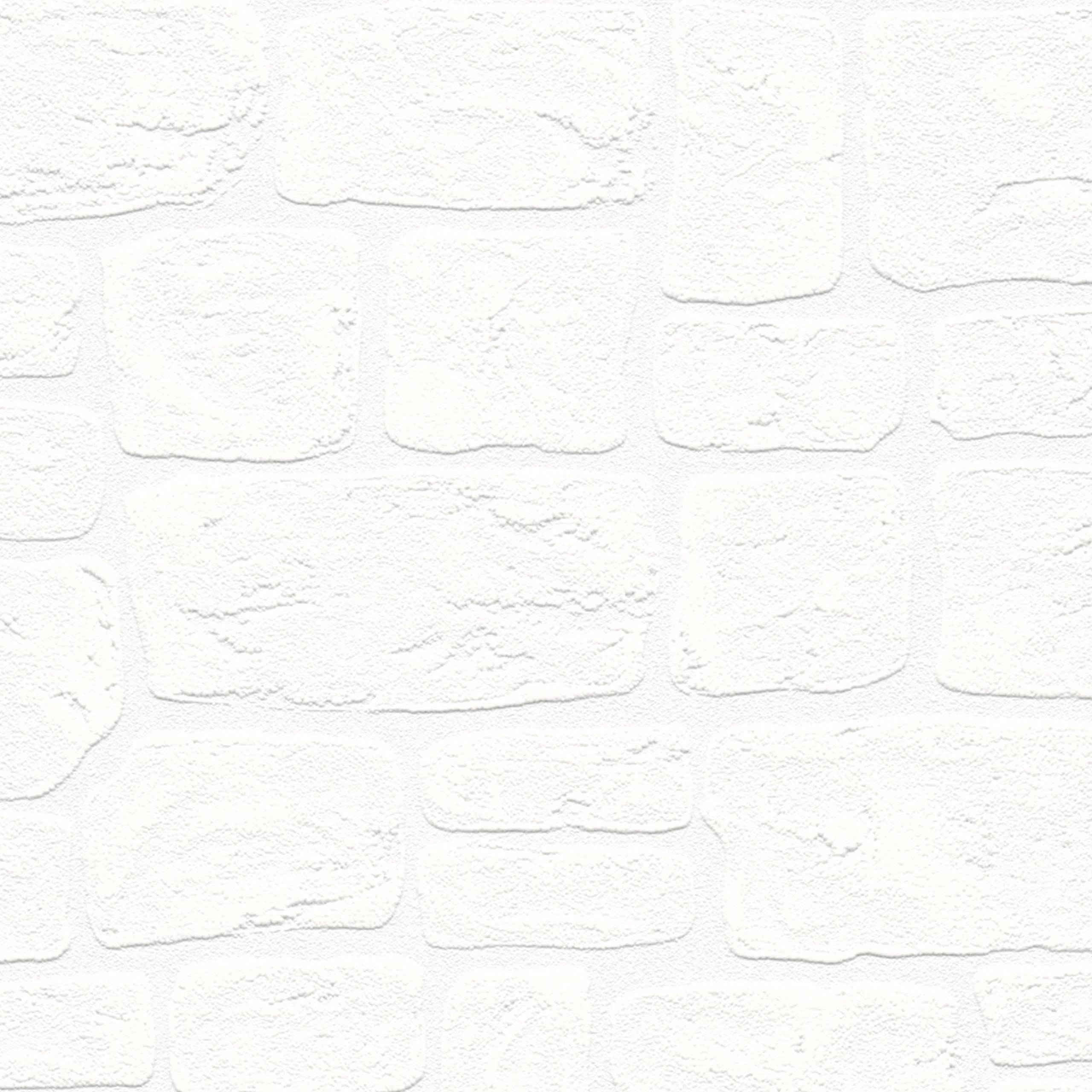 A.S. Creation | Simply White 4 | 204042 | Papiertapete | Einfarbig | 0.53 x 10.05 m | Weiß