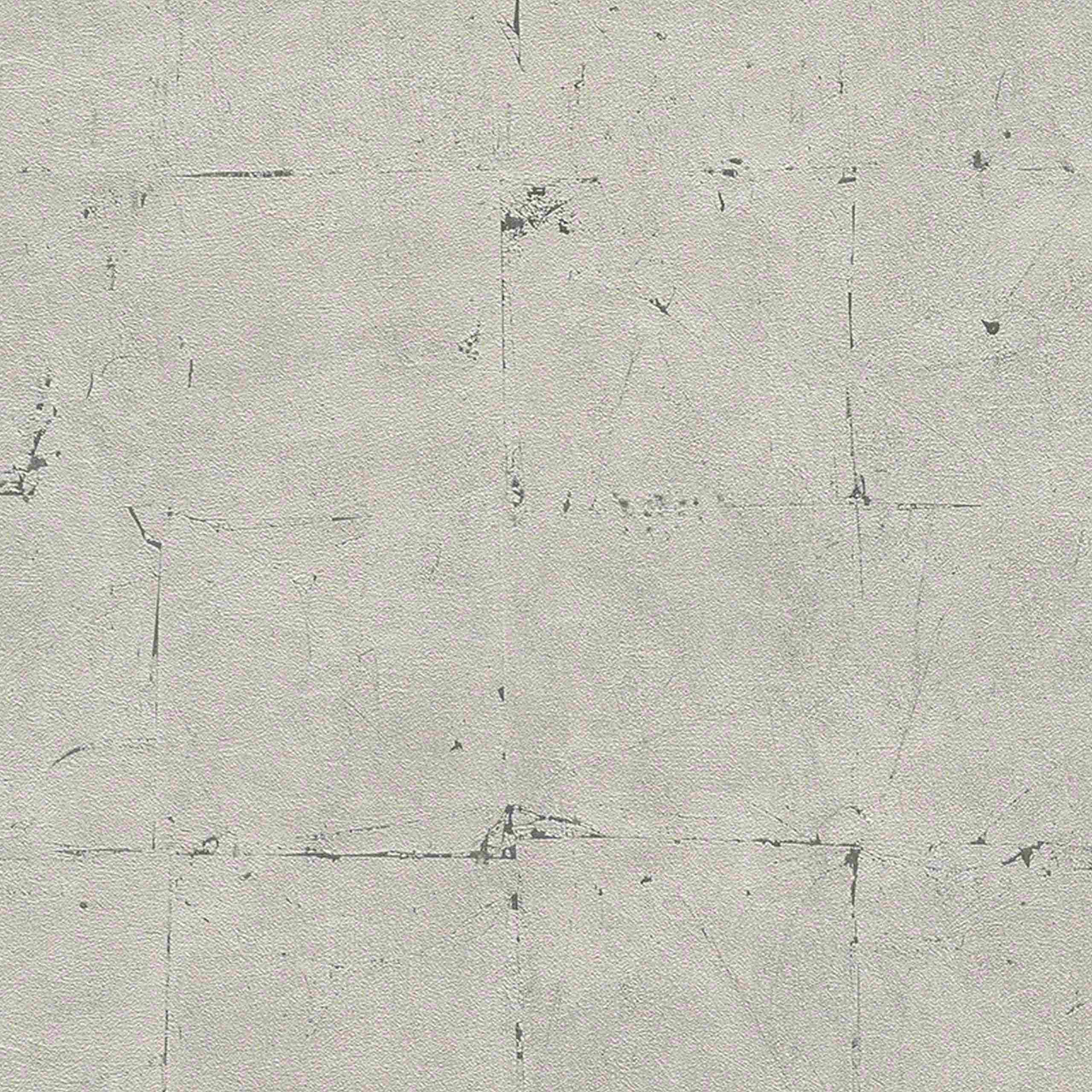 A.S. Creation | Beton Concrete & More | 939921 | Vliestapete | Steinoptik | 0.53 x 10.05 m | Grau