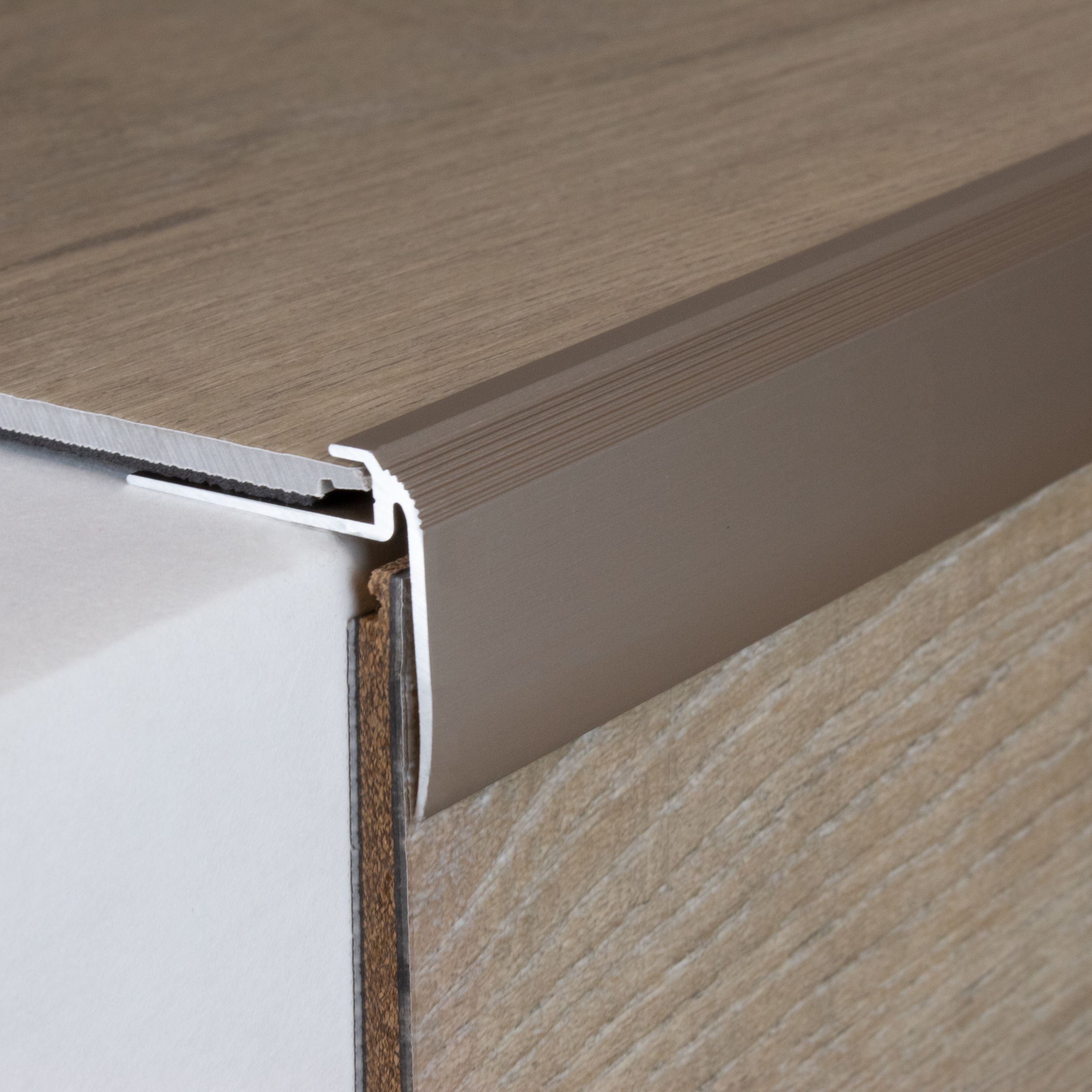 PROVISTON Abschlussprofil Höhe 29 mm Breite 31 mm Einfasshöhe 5 mm Einfassprofil Aluminium