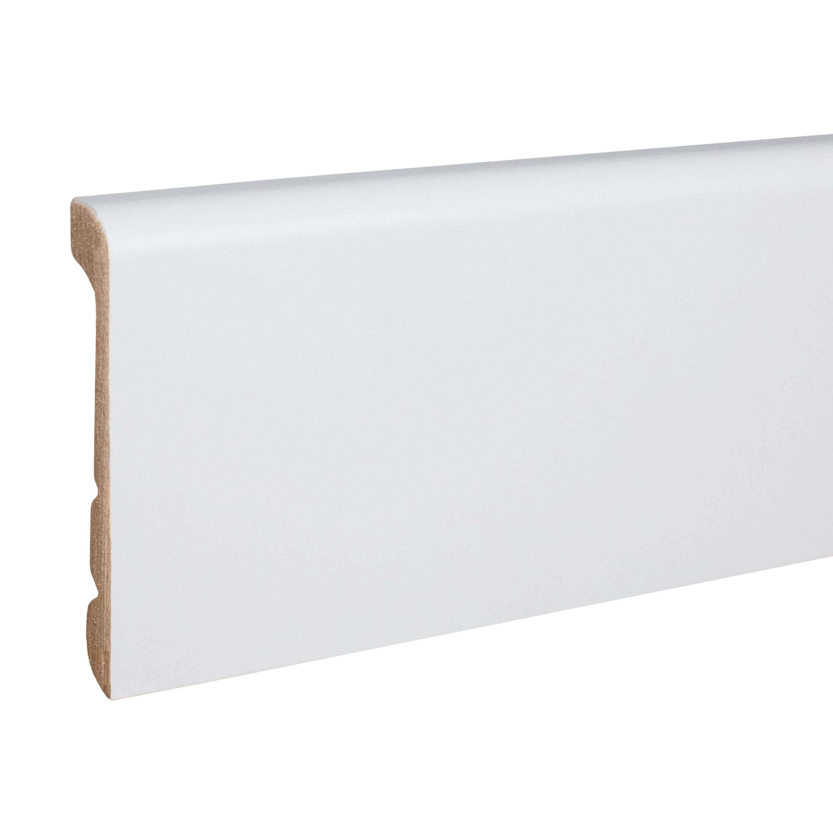 Neuhofer Abdeckleiste "Sale" FU123K MDF 24 x 92 x 2400 mm Weiß Fußleiste