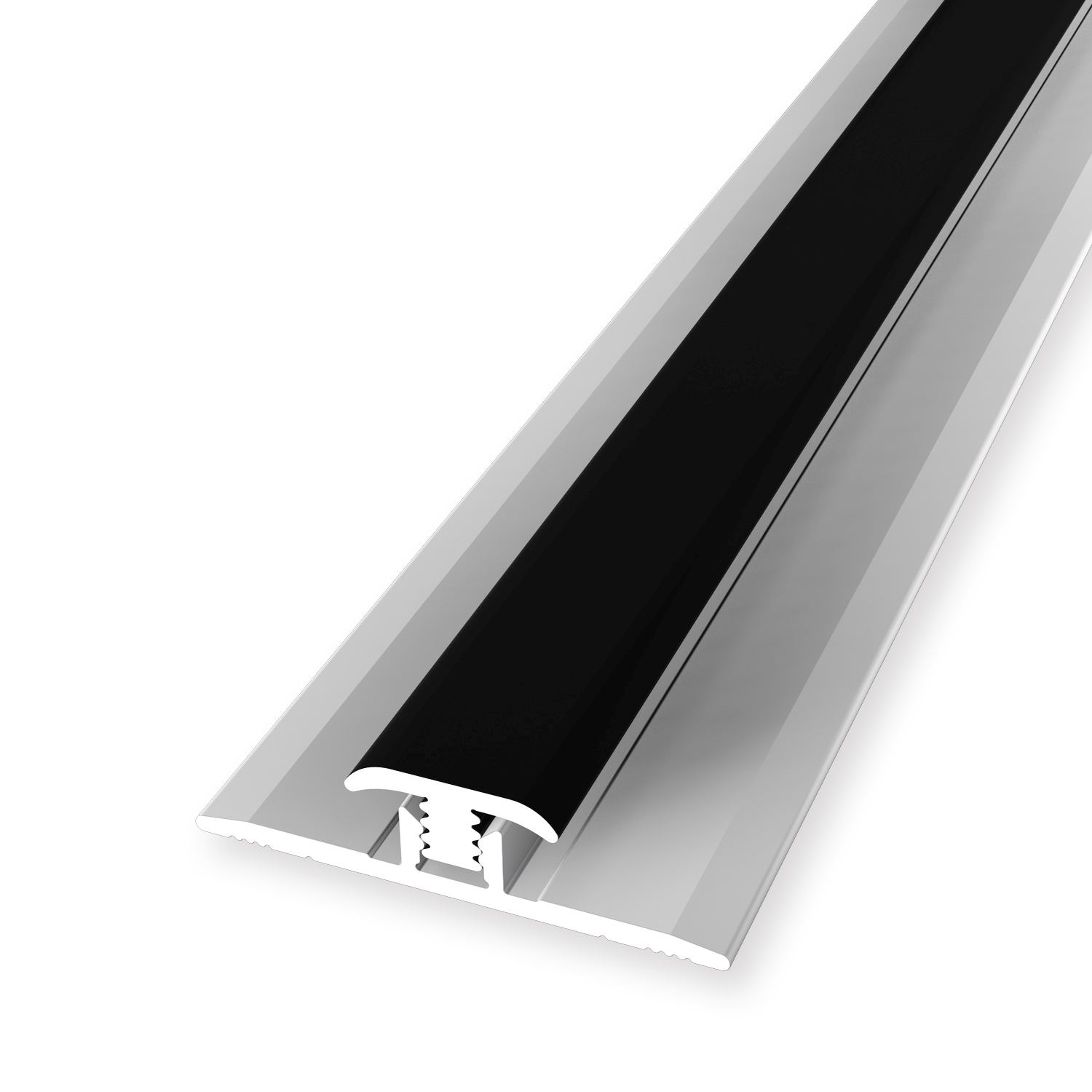 Verbindungsprofil 11.5 x 7 x 2600 mm Einfasshöhe 3 - 5 mm Aluminium Clip-Verbinder Glatt Küberit