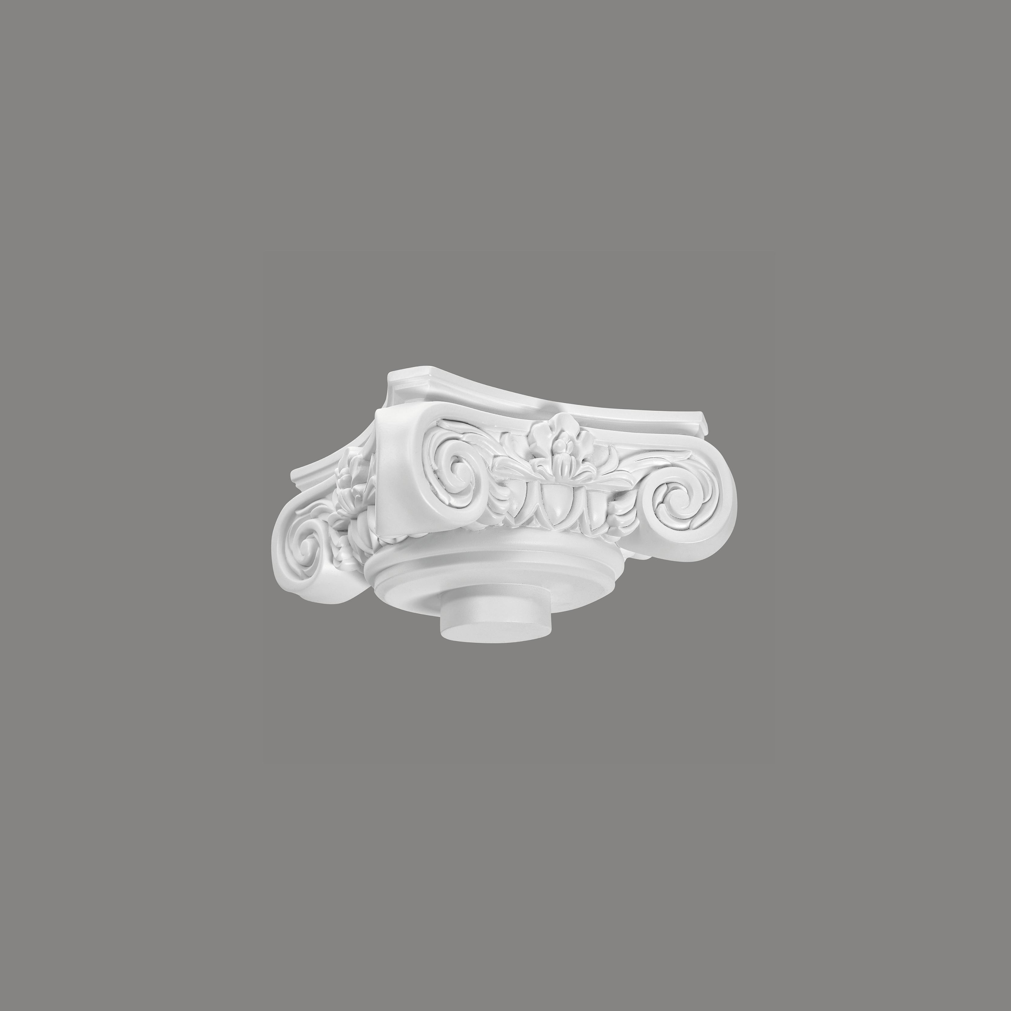 Mardom Kapitell C1000-1W Profoam 265 x 265 x 110 mm Weiß für Vollsäule und Fußteil