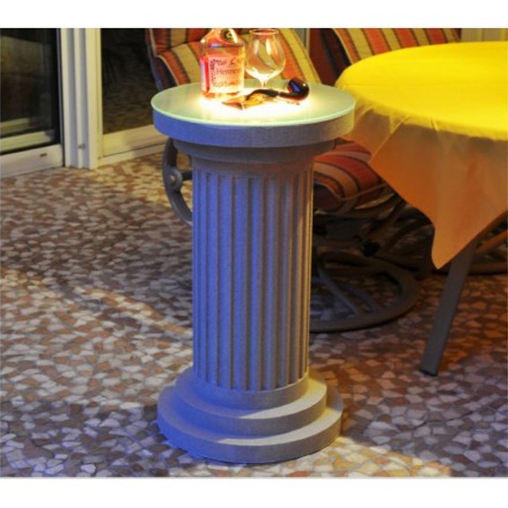 Dekosäule San Luca 266 beschichtet mit LED weiß