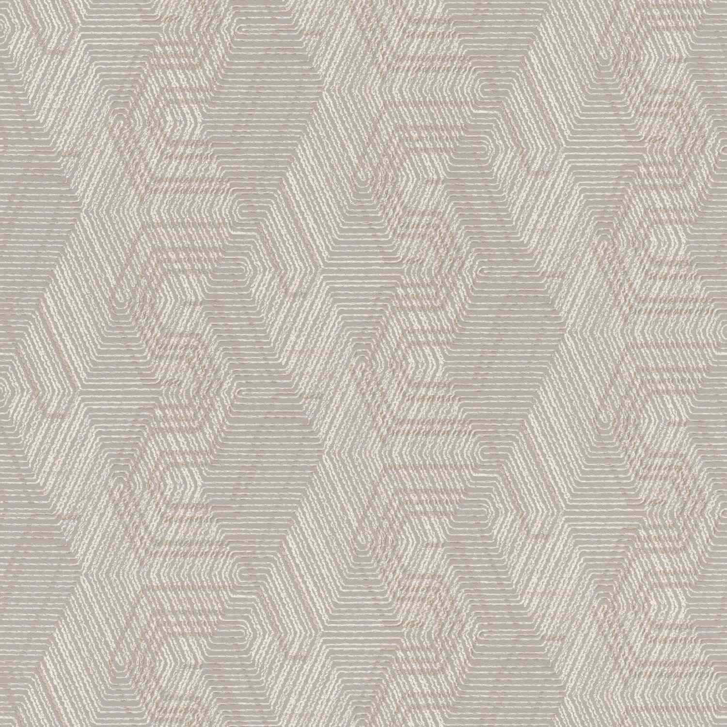 Rasch | African Queen III | 751932 | Vliestapete | Geometrisch | 0.53 x 10.05 m | Grau | Braun