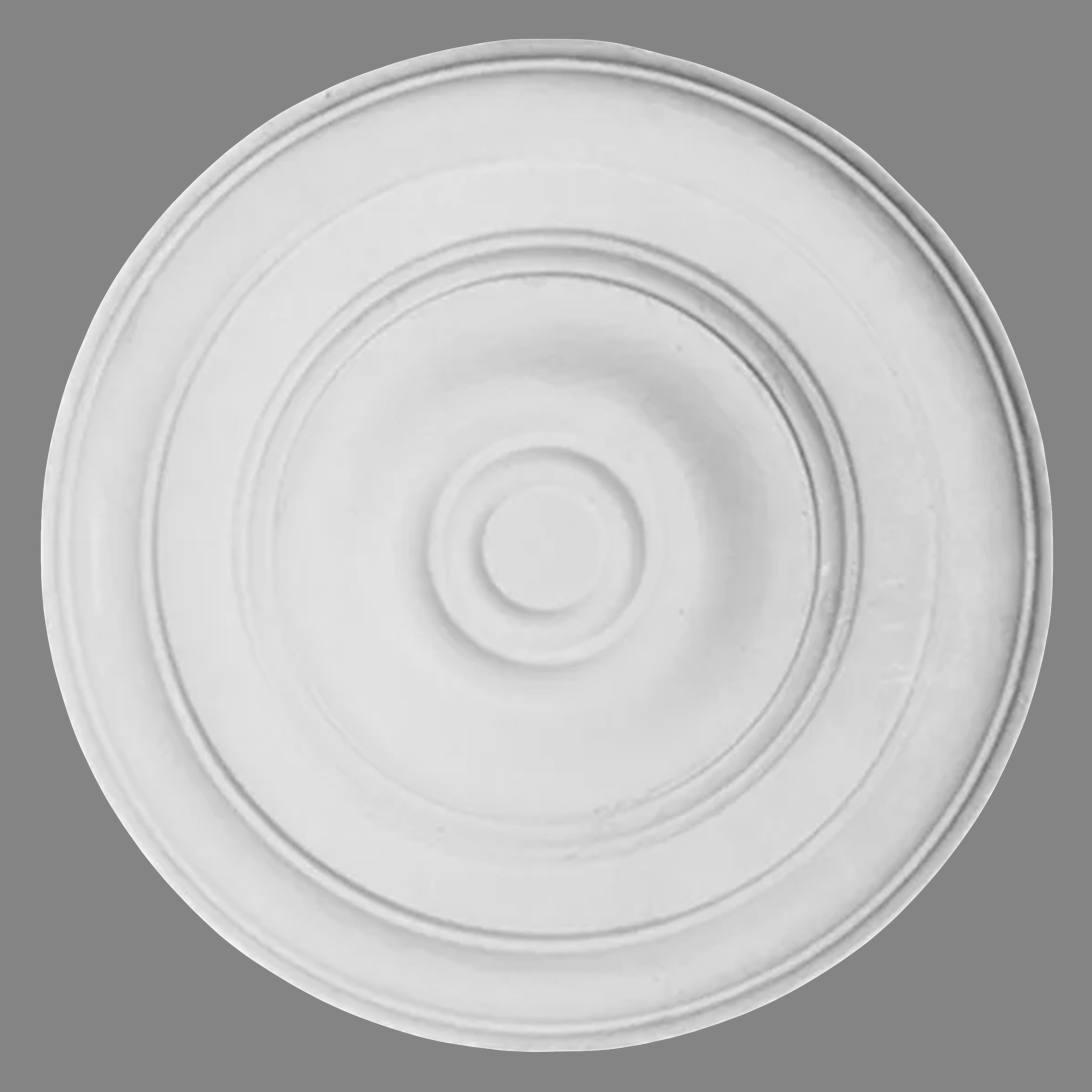 PROVISTON | Gips Rosette Rotherham | Echter Gipsstuck | Ø33cm | Stuckrosette