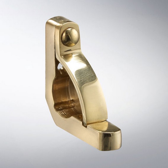 Auer Dreikantklappösen für Dreikantläuferstangen 16 x 16 mm Geschlossen Messing