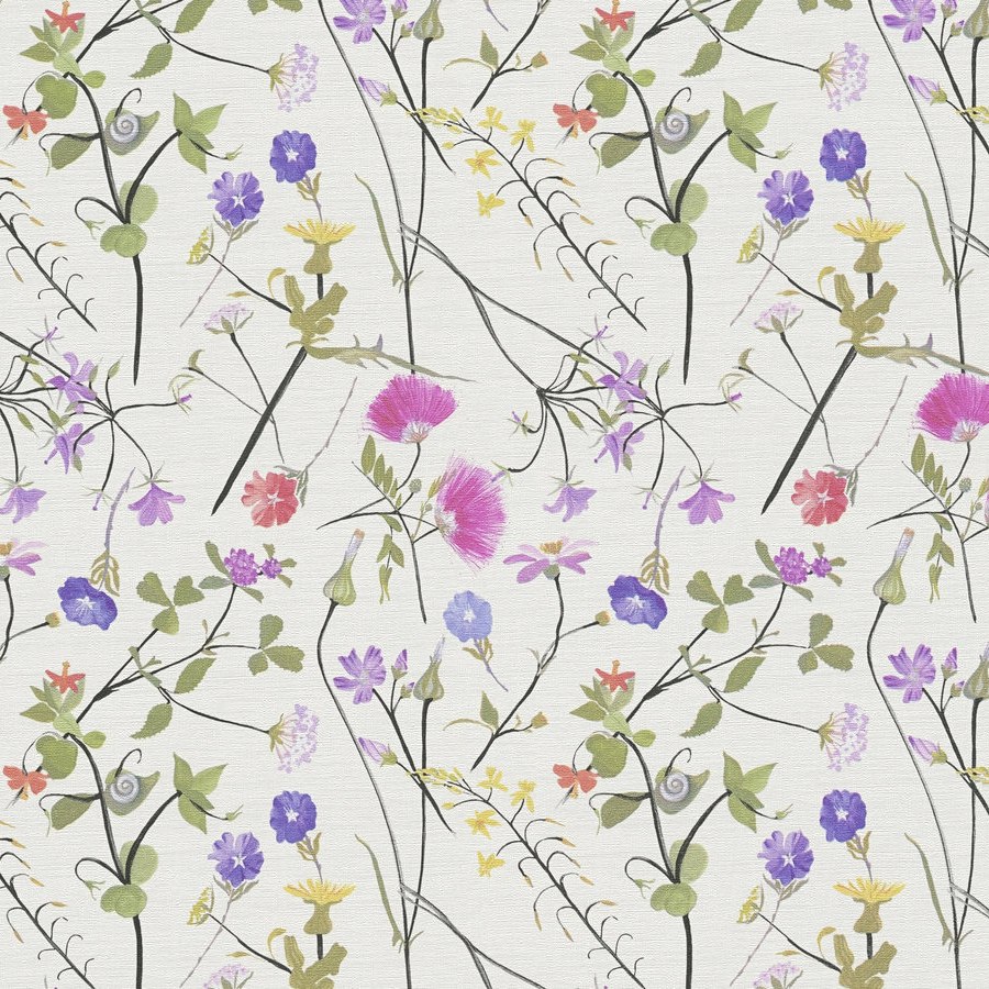 A.S. Creation | House of Turnowsky | 389011 | Vliestapete | Blumenoptik | 10.05 x 0.53 m | Weiß