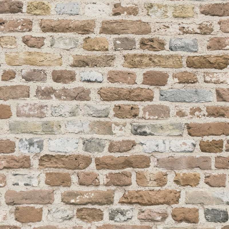 A.S. Creation | The BOS | 388293 | Vliestapete | Steinoptik | 0.53 x 10.05 m | Braun