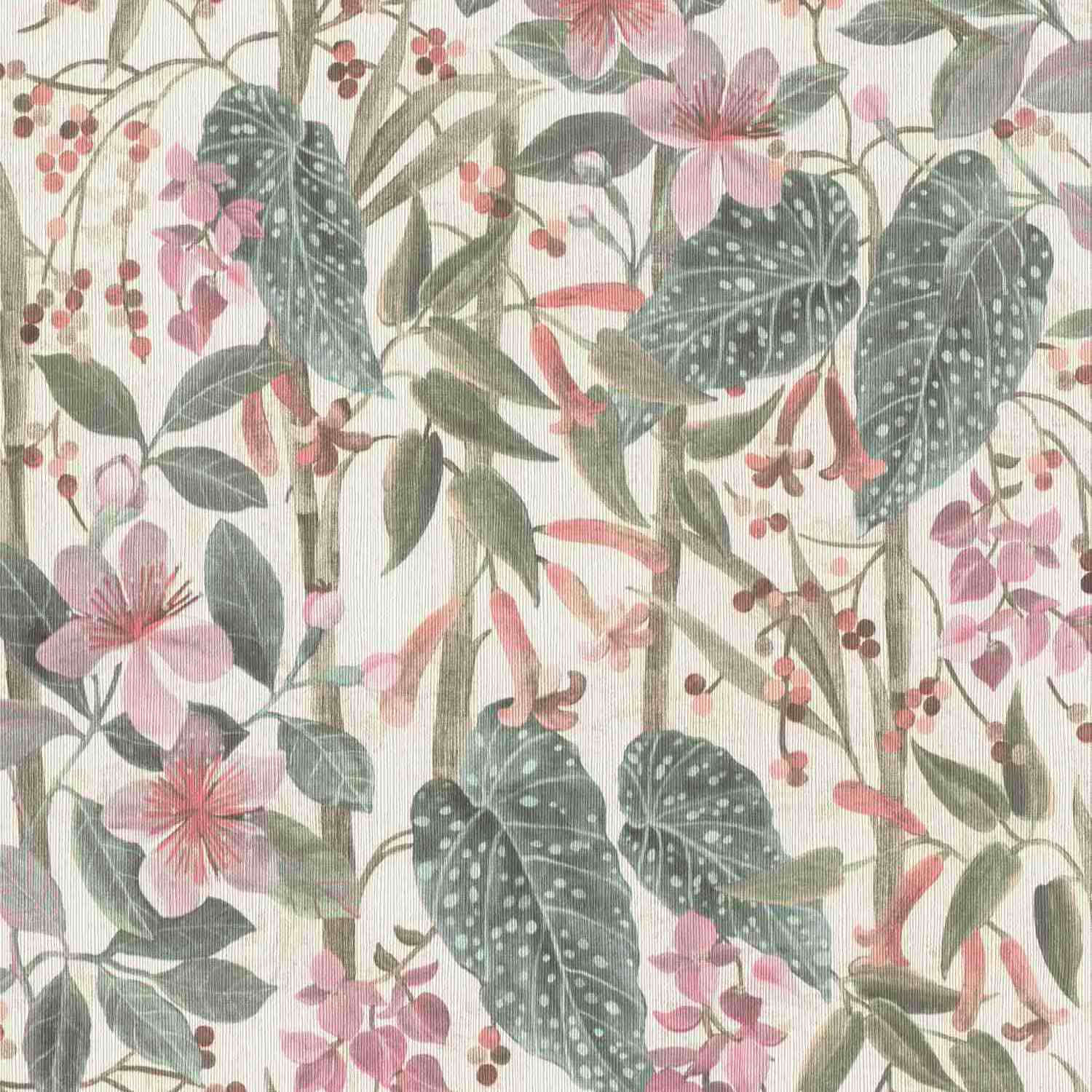 Rasch | Curiosity | 538212 | Vliestapete | Botanisch | 0.53 x 10.05 m | Bunt