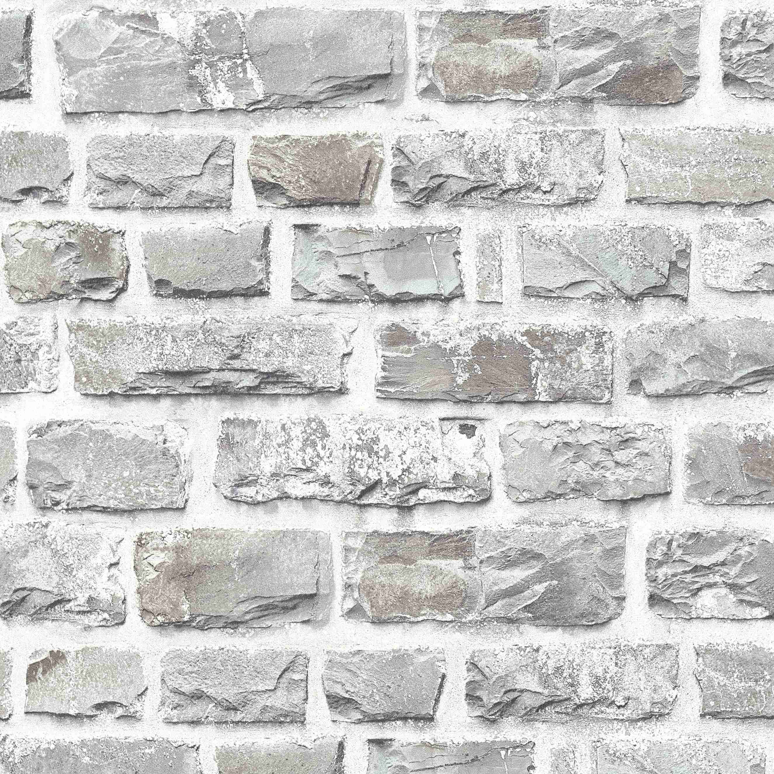 A.S. Creation Elements | 361403 | Vliestapete Steinoptik | 0.53 m x 10.05 m | Grau