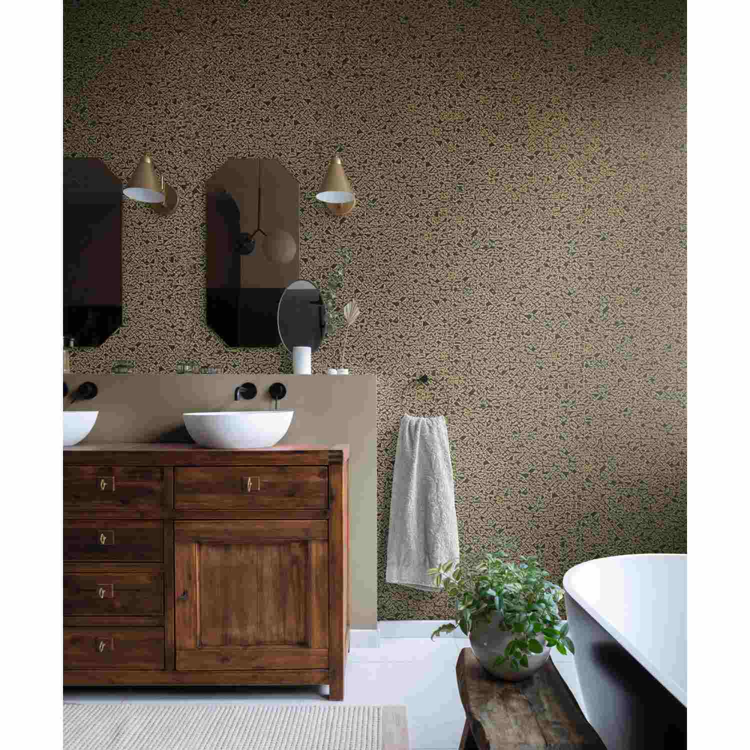 Rasch | Kalahari | 704365 | Vliestapete | Muster & Motive | 0.53 x 10.05 m | Braun