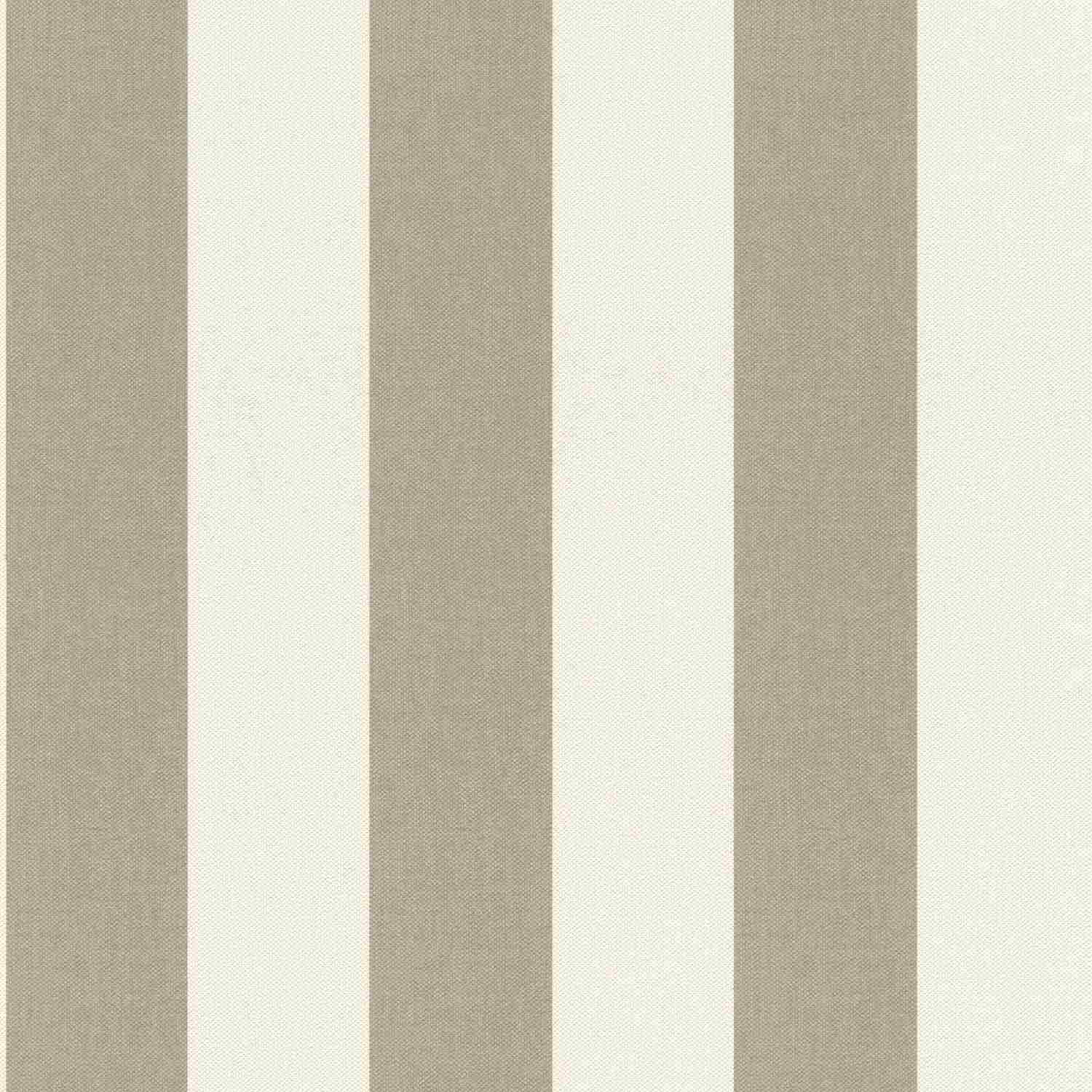Rasch Poetry II | 542714 | Vliestapete Streifen | 0.53 m x 10.05 m | Beige