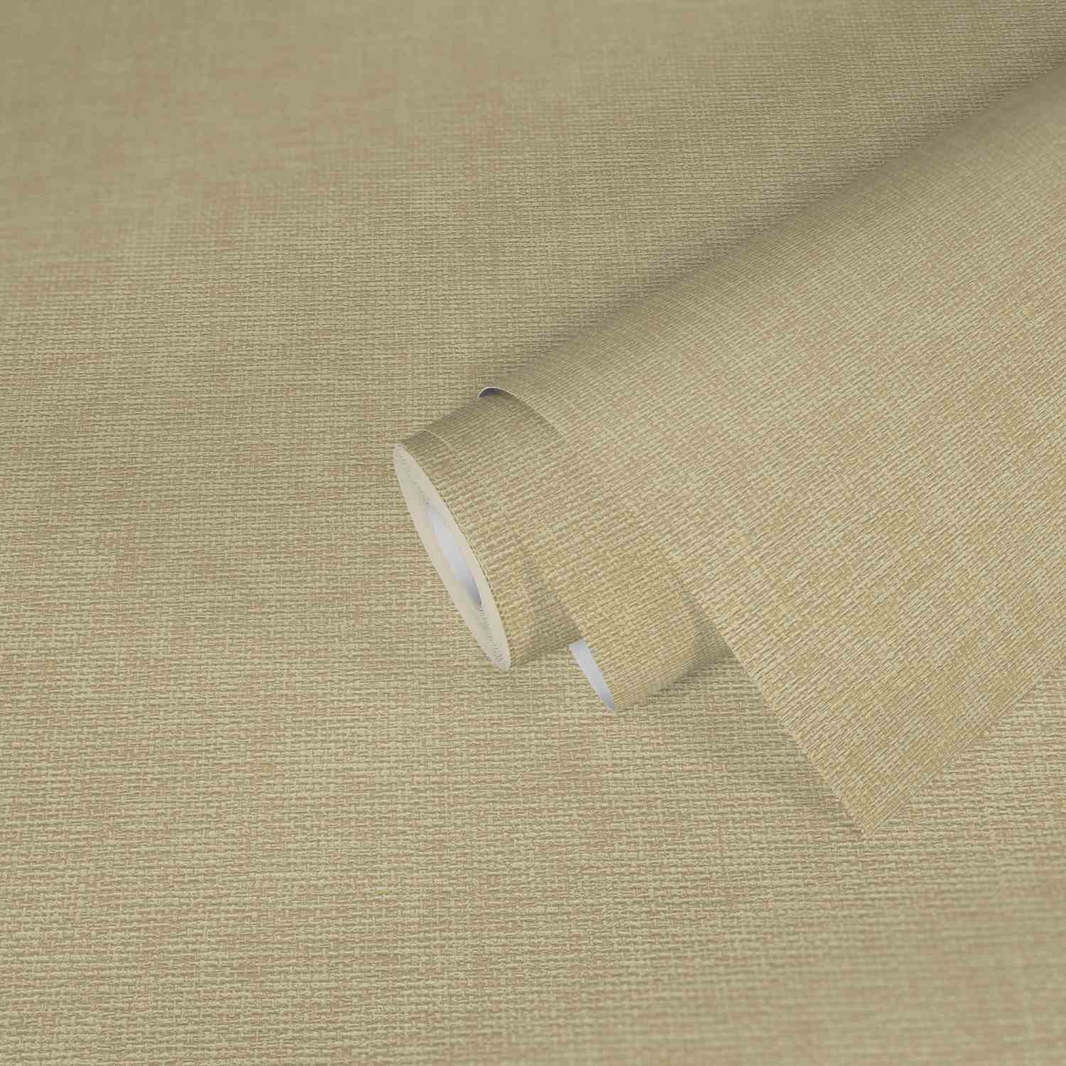 A.S. Creation | #Hygge | 386134 | Vliestapete | Stoffoptik | 0.53 x 10.05 m | Beige