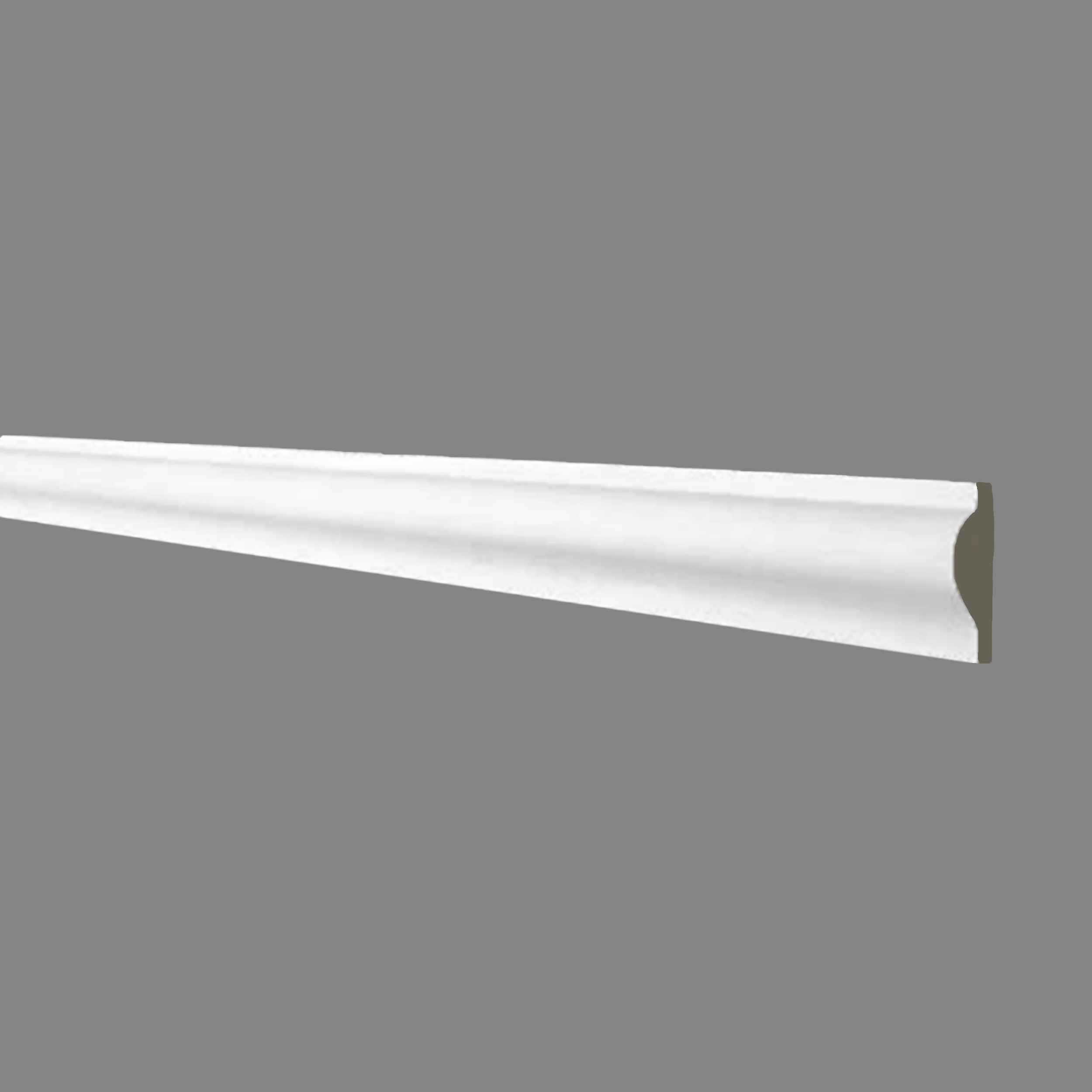 PROVISTON | Zierleiste aus Gips Schwerin | Gips | 13 x 34 x 910 mm | Wandleiste | Weiß