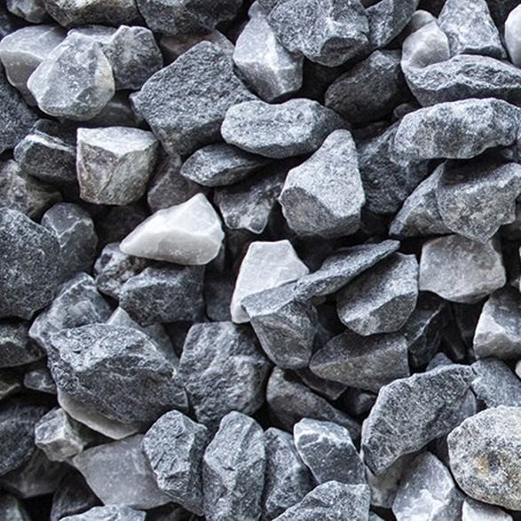 Ice Mix Splitt 8 - 16 mm Edelsplitt MIX Naturstein Schwarz Blau Garten Steine GSH