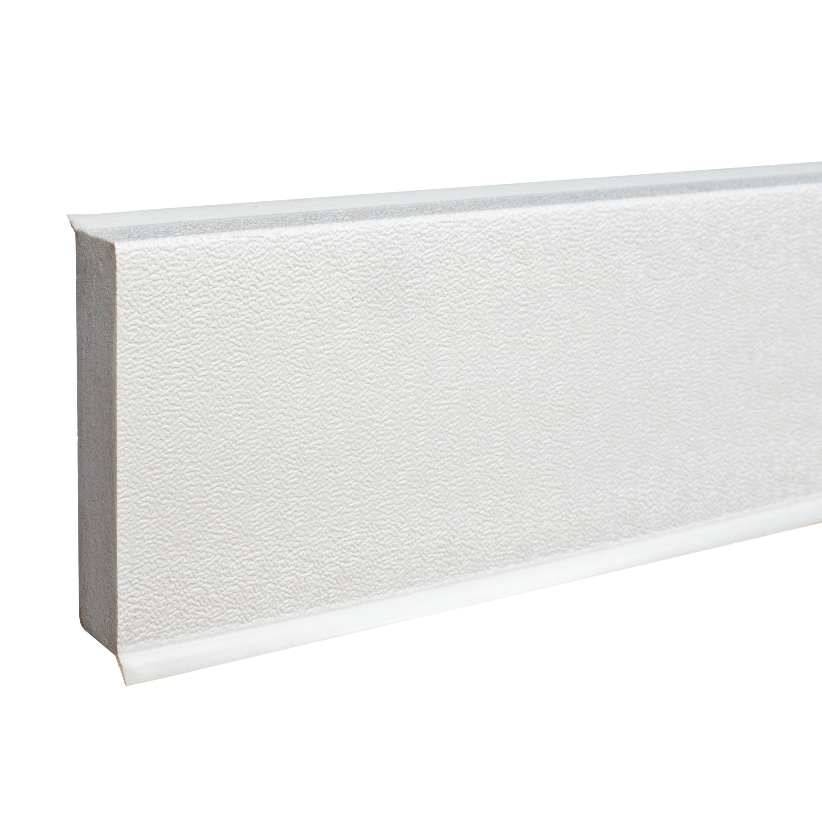 Sockelleiste "Monopoli" PVC Hartschaum 12 x 60 x 2500 mm Durchgefärbte Weichlippe by PROVISTON