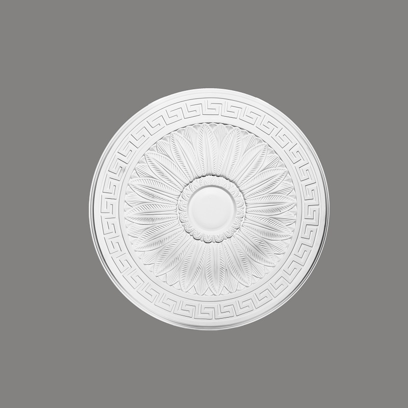 Mardom Rosette / Deckenkuppel B3020 Profoam 514 x 35 x 514 mm Weiß Stuckrosette Deckenrosette Rund
