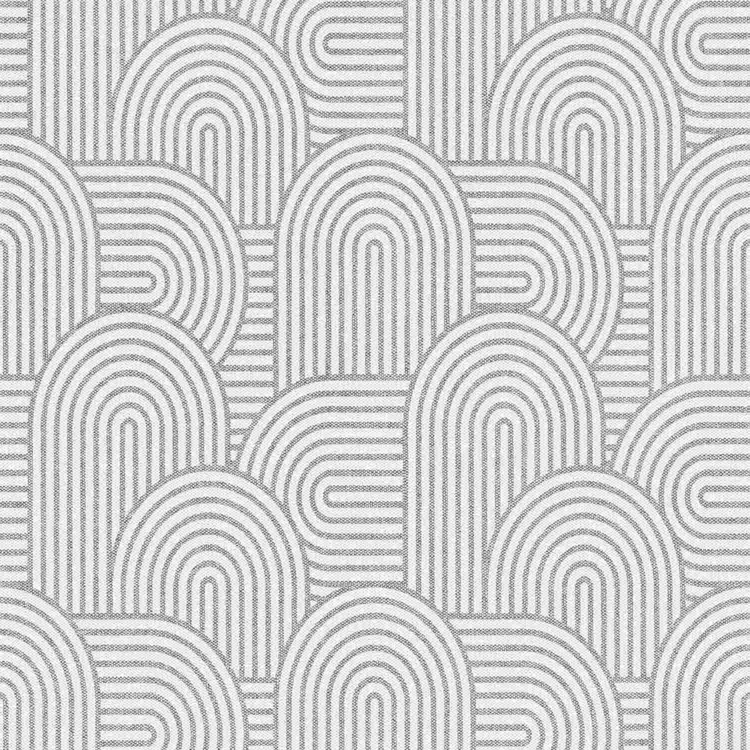 Rasch | Color Your Life | 634143 | Vliestapete | Vintage | Retro | 0.53 x 10.05 m | Grau