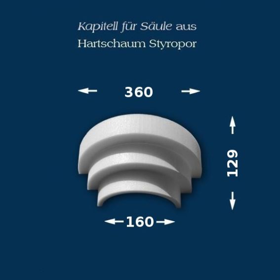 Säulenkapitell "Wiesemann SK4-3" - unbeschichtet