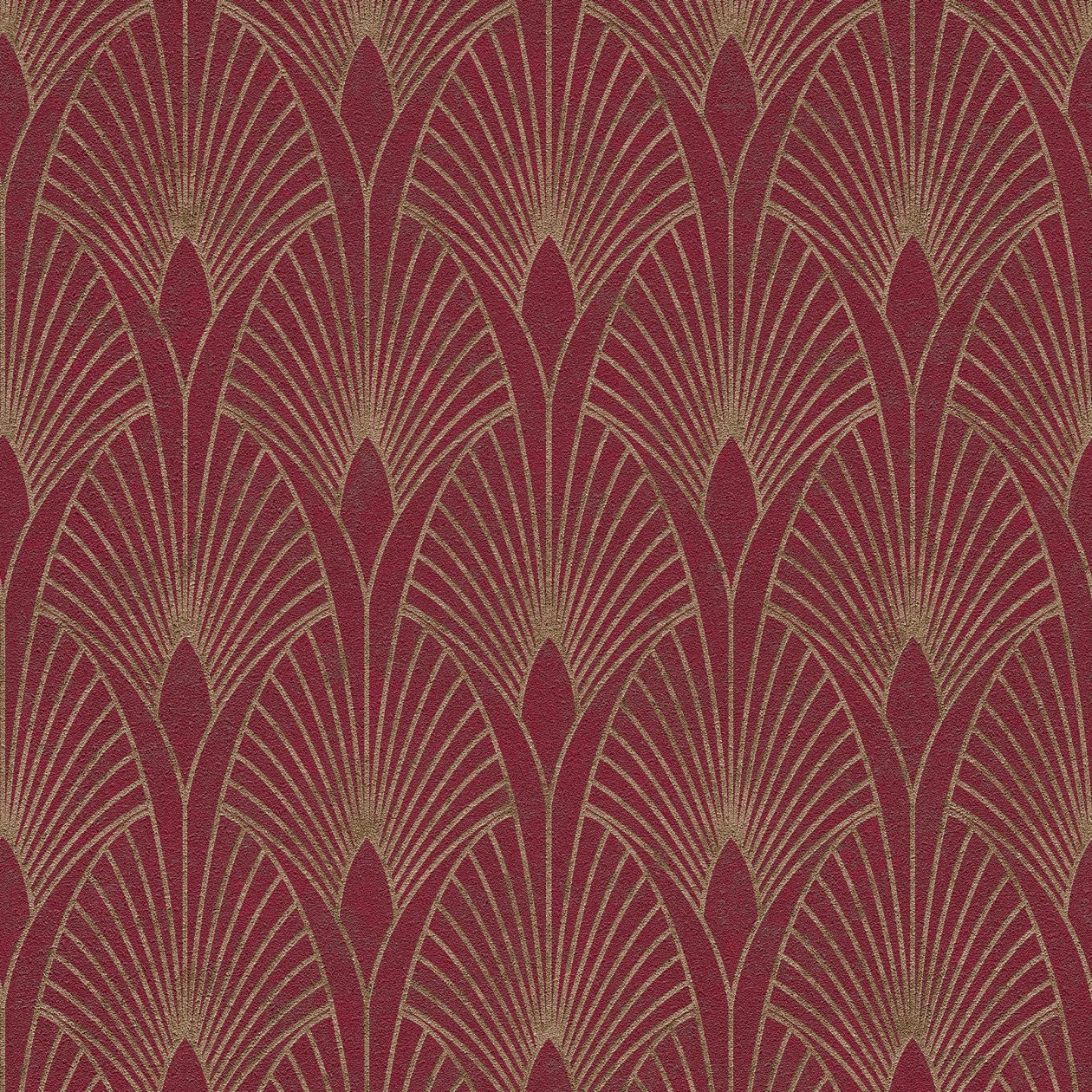 A.S. Creation | New Walls | 374274 | Vliestapete | Vintage | Retro | 0.53 x 10.05 m | Rot