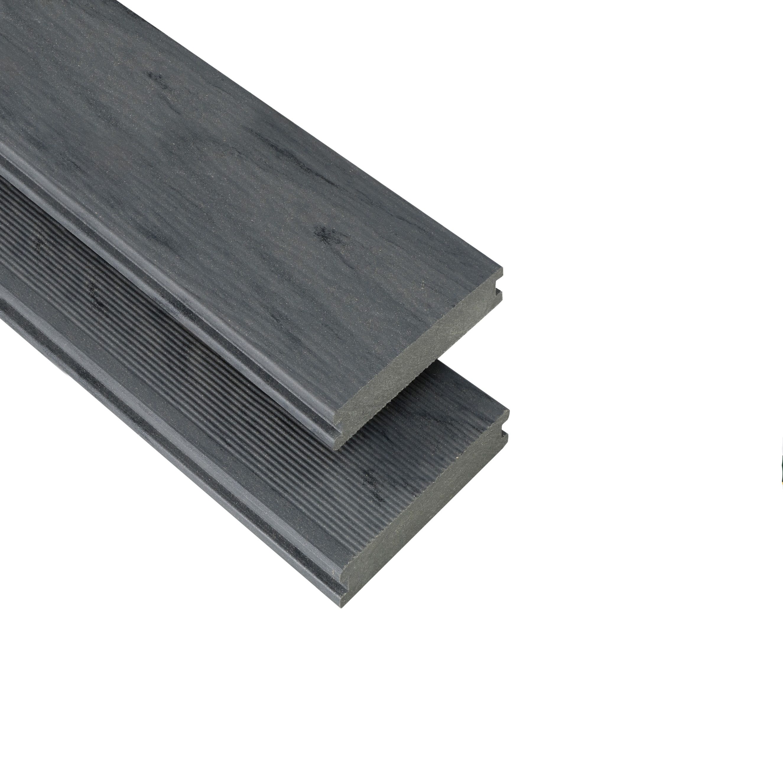 WPC Terrassendiele 14.5 x 2 cm Bodendiele Vollprofil Massiv Räuchereiche Mattiert Kovalex
