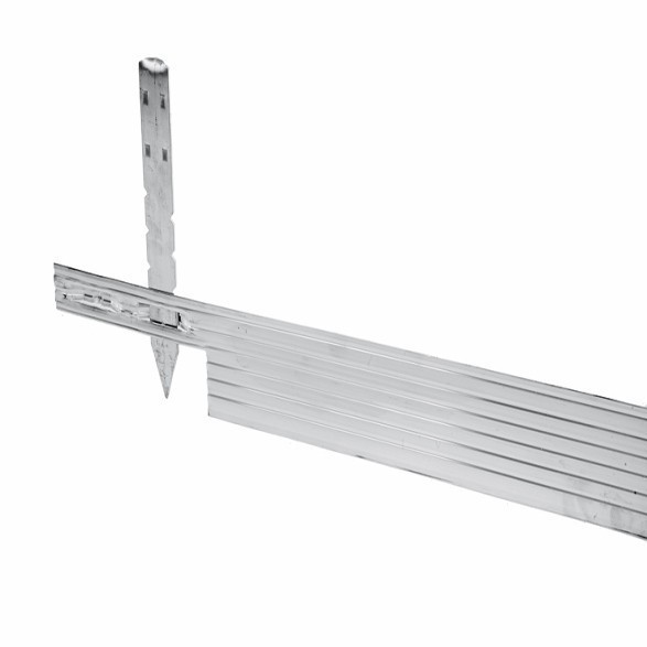Alu Mevo Edge Pro 102 x 3.2 mm Randeinfassung Zierkies Stein Garten Silber GSH