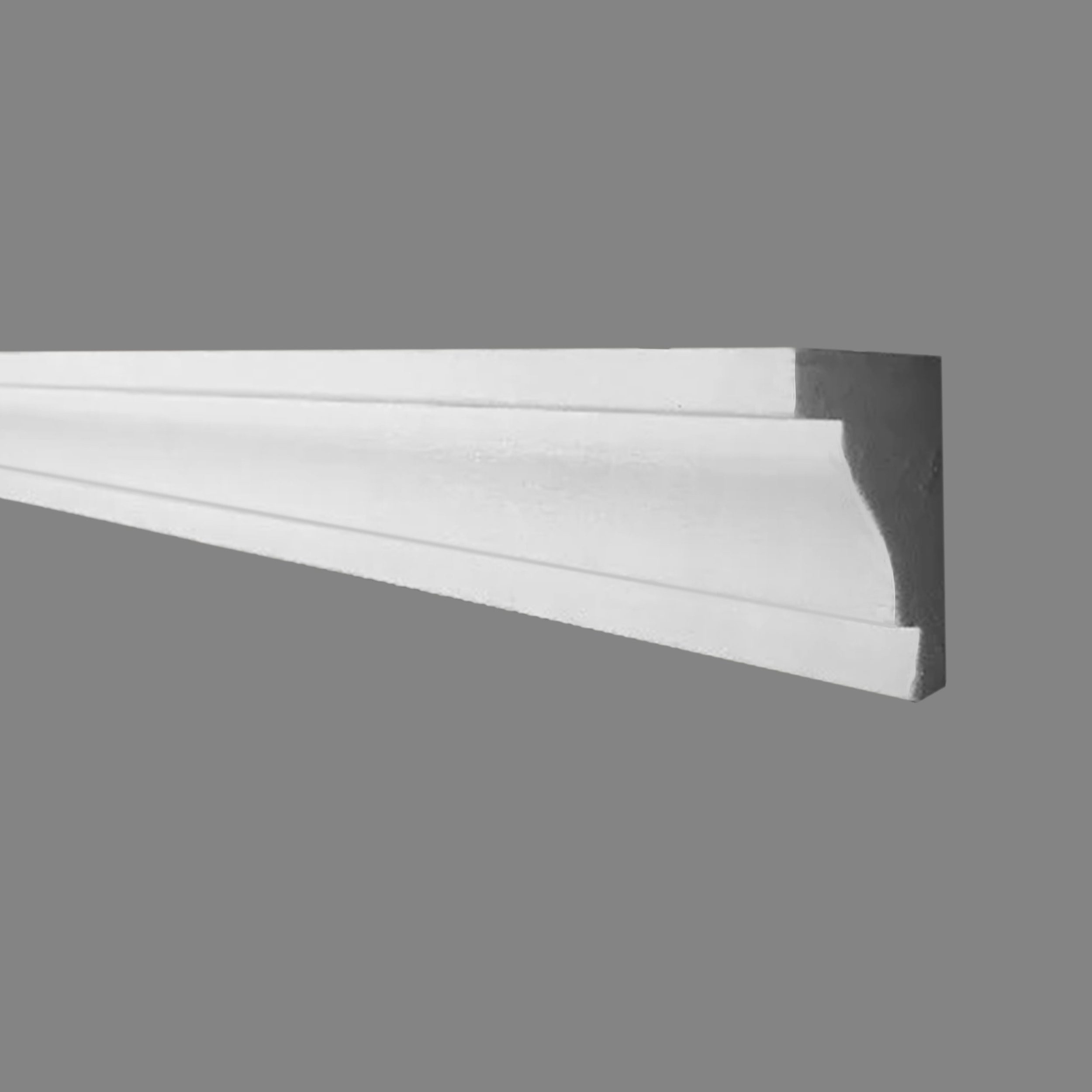 PROVISTON Gipsleiste Paderborn Echter Gipsstuck 50 x 60 x 1100 mm Stuckleisten aus Gips