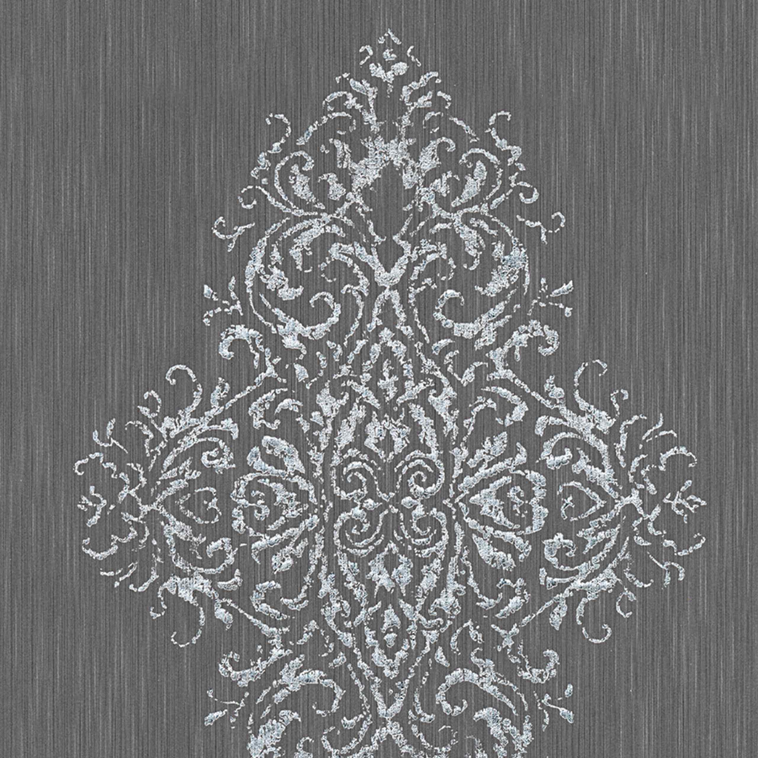 A.S. Creation | Luxury wallpaper | 319454 | Vliestapete | Barock | 0.53 x 10.05 m | Grau