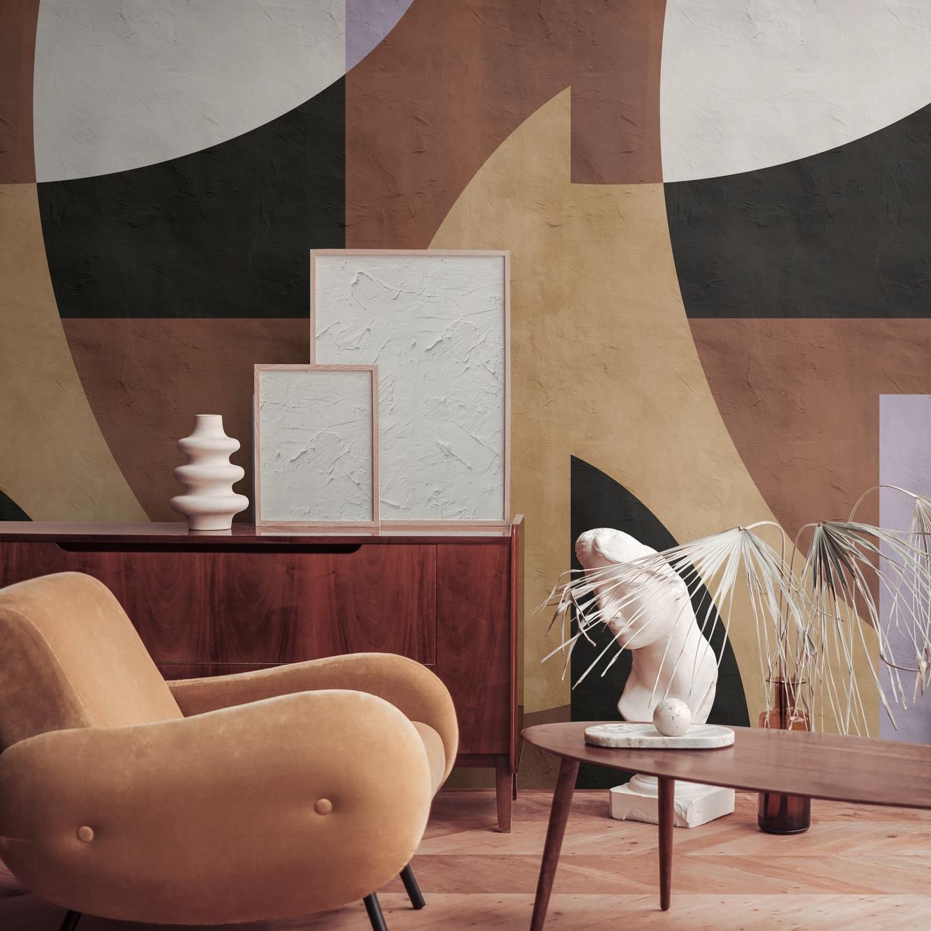 A.S. Creation Fototapete The Wall III 398591 Ein Motiv pro Rolle Abstrakt Braun Beige