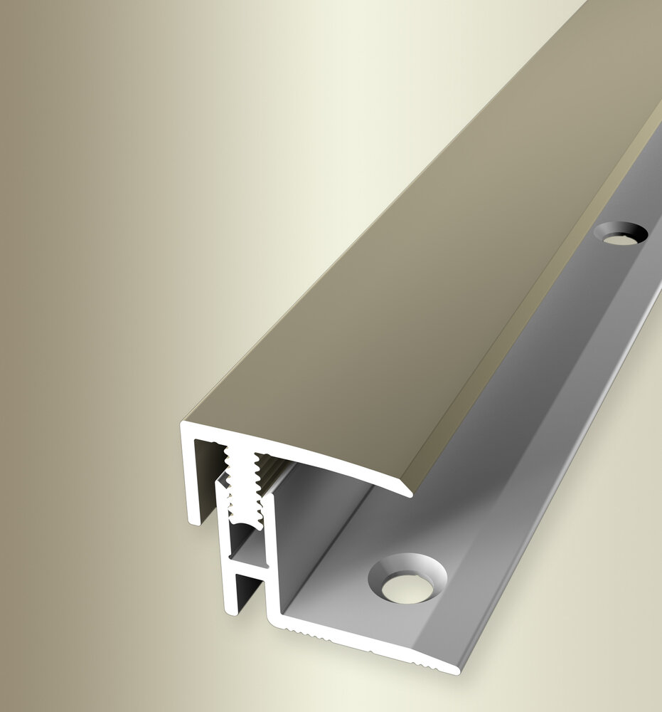 PROVISTON Einfass- & Abschlussprofile Breite 21 mm Einfasshöhe 12 - 17 mm Alu eloxiert PROVISTON Einfass- & Abschlussprofile Breite 21 mm Einfasshöhe 12 - 17 mm Alu eloxiert
