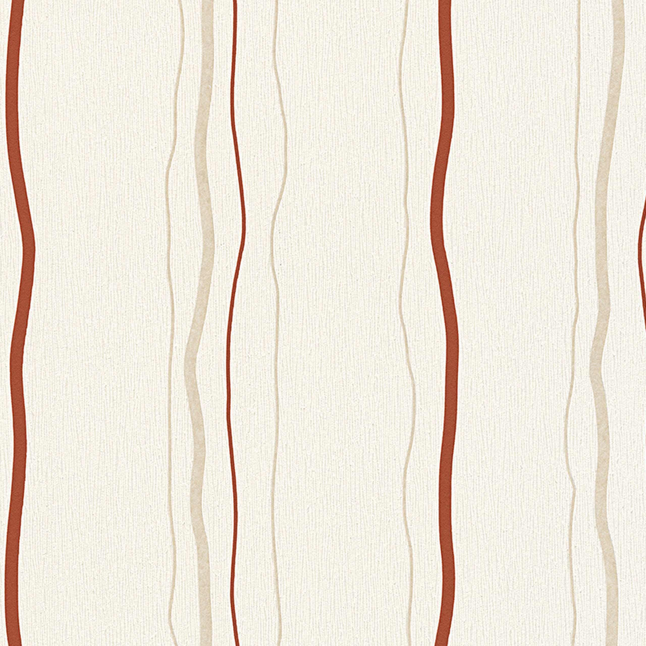 A.S. Creation | Simply Stripes | 958731 | Vliestapete | Streifenoptik | 0.53 x 10.05 m | Beige