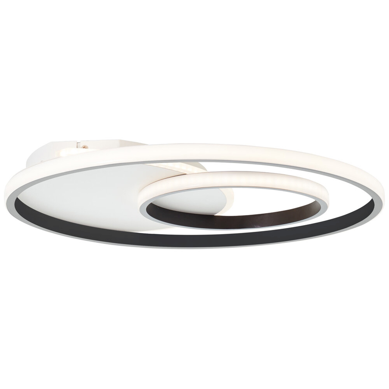 LED Deckenleuchte 5.6 x 50.8 cm Schwarz Metall Deckenlampe Modern Lichtfarbe: Warmweiß Harmonisch