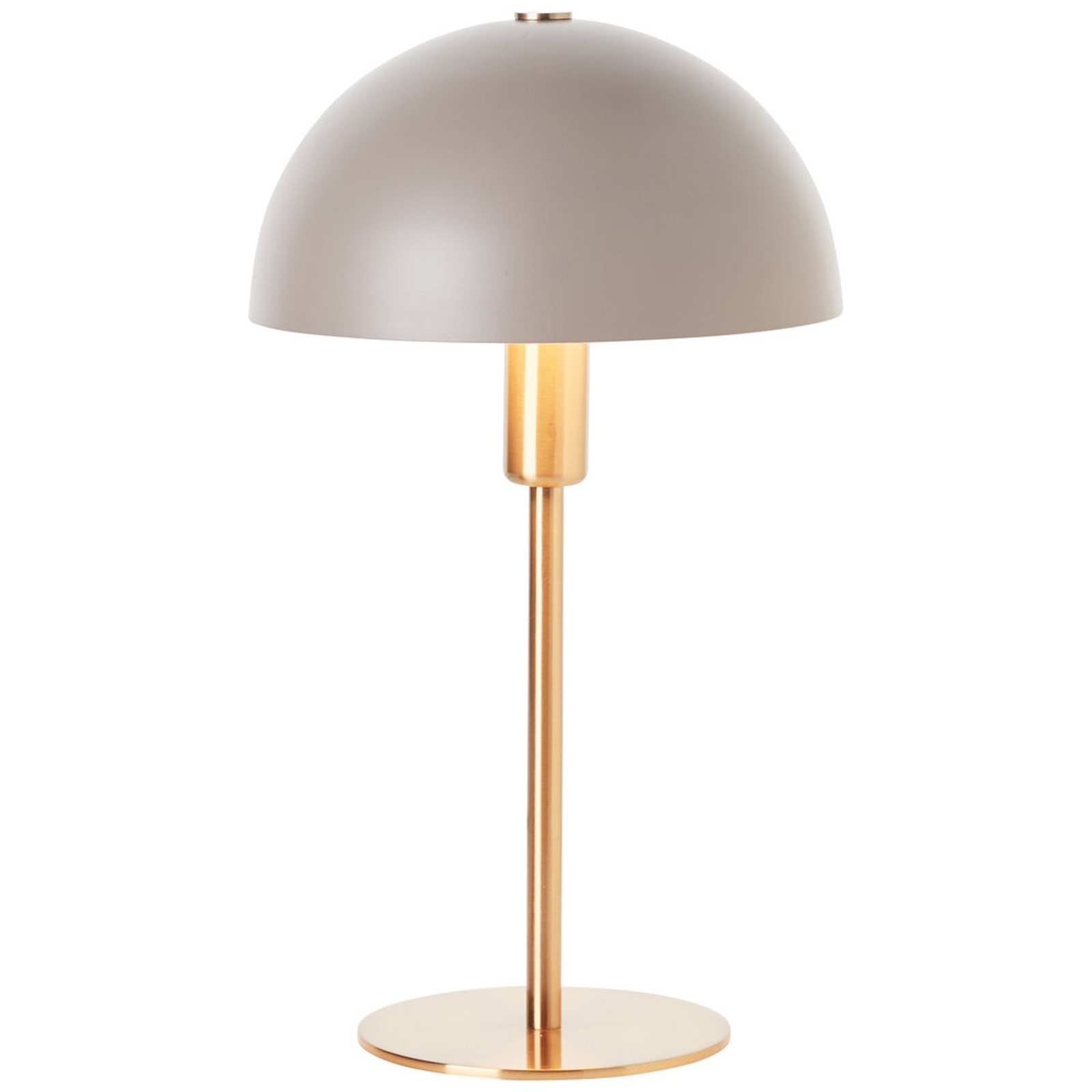 Tischleuchte 35.5 x 20.3 cm Gold Metall Tischlampe Glamour Skandi Harmonisch