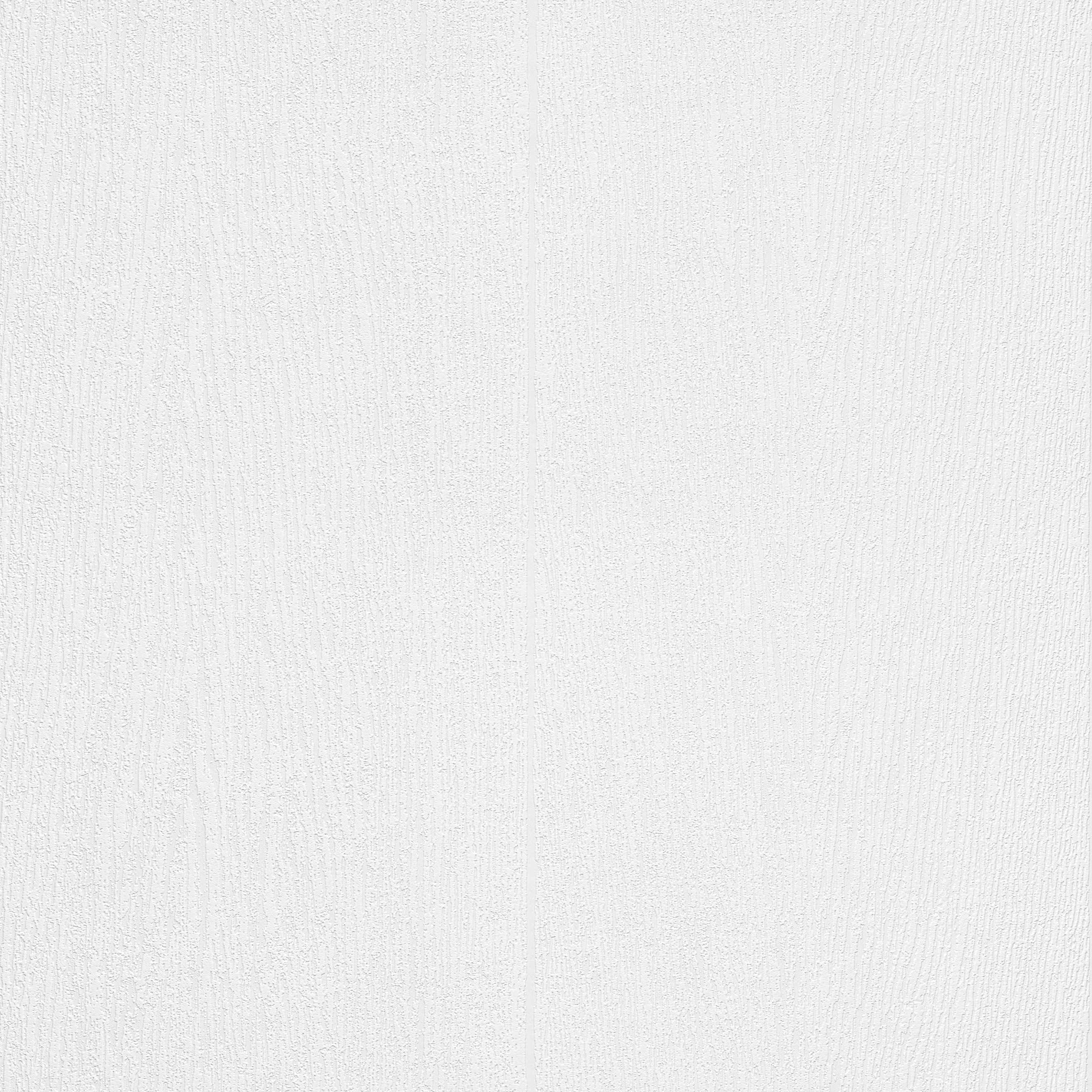 Erismann | RollOver | 537010 | Vliestapete Überstreichbar | Holzoptik | 0.53 x 10.05 m | Weiß