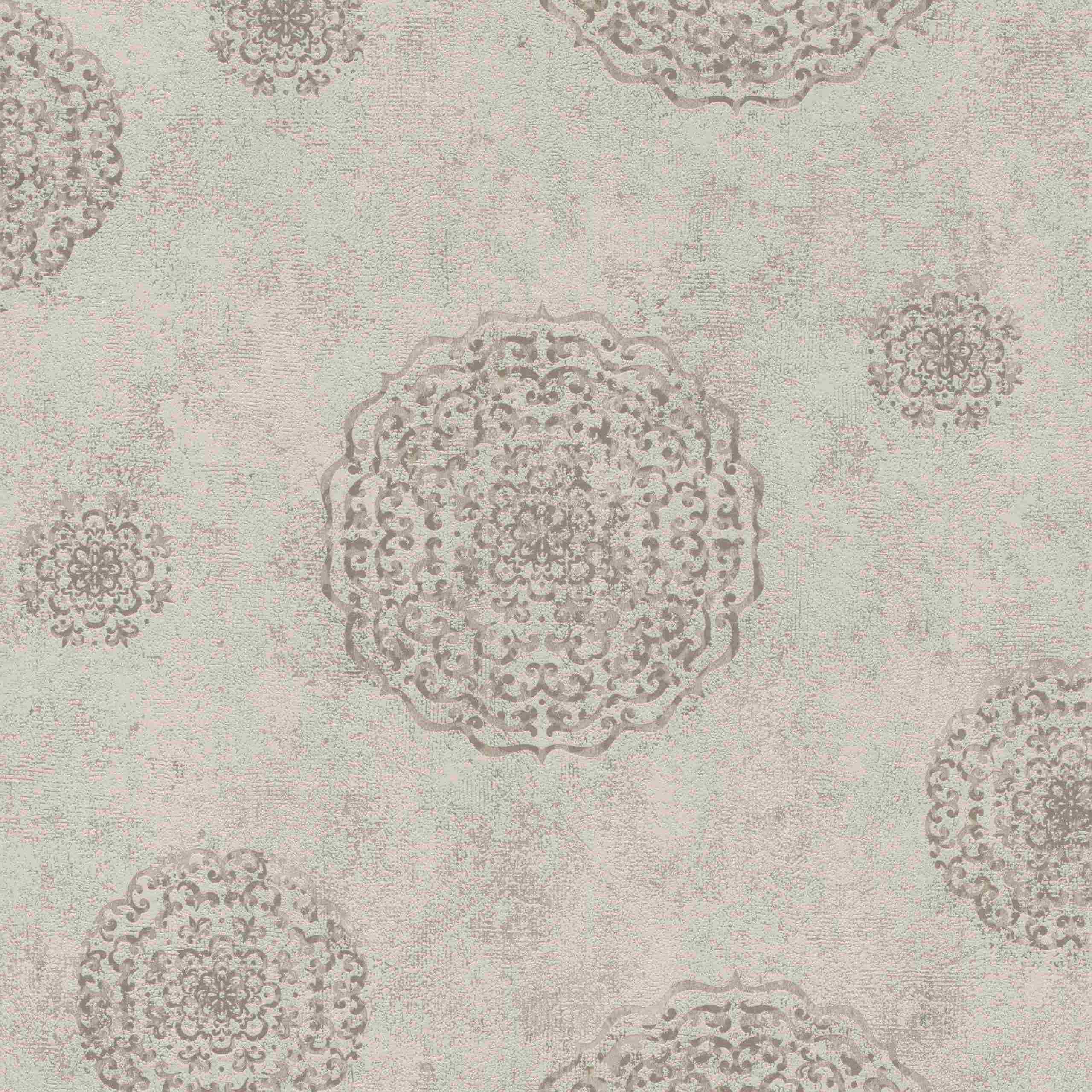 Rasch | #ROCKNROLLE | 540536 | Vliestapete | Vintage | Retro | 0.53 x 10.05 m | Grau