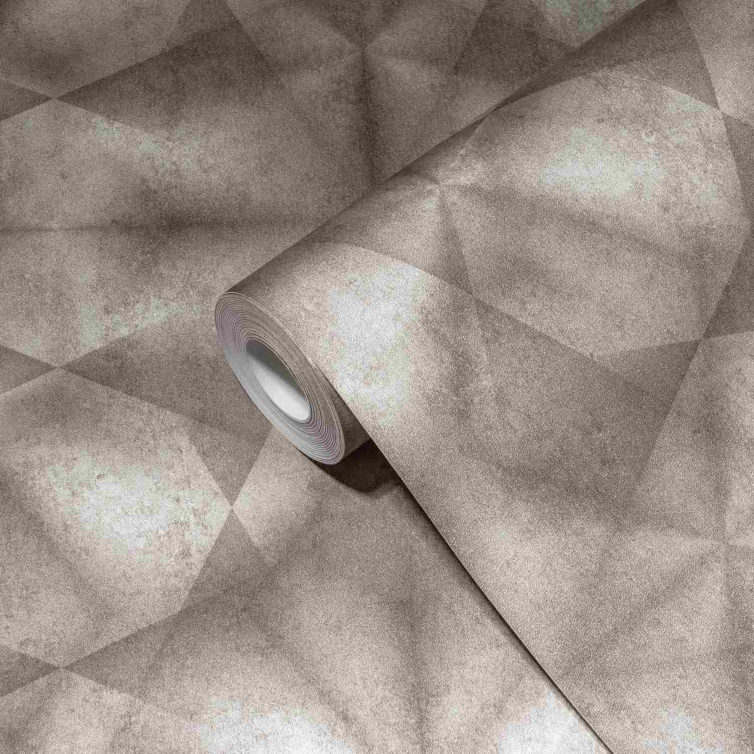 A.S. Creation | MY HOME. MY SPA. | 386923 | Vliestapete | 3D Optik | 0.53 x 10.05 m | Grau