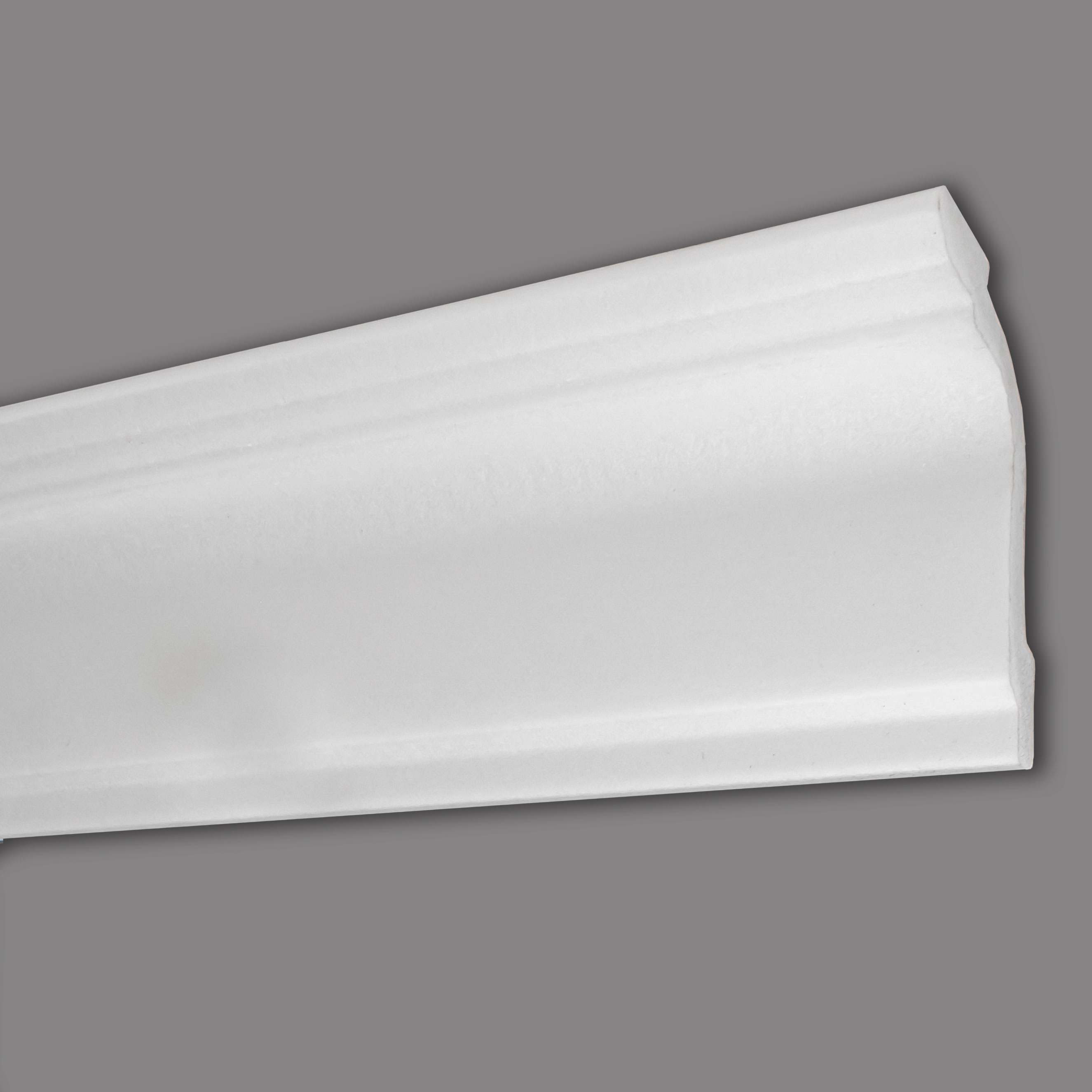 Marbet Stuckleiste "E-35" Styropor Deckenleiste 45 x 67 x 2000 mm Polystyrol Leiste Weiß