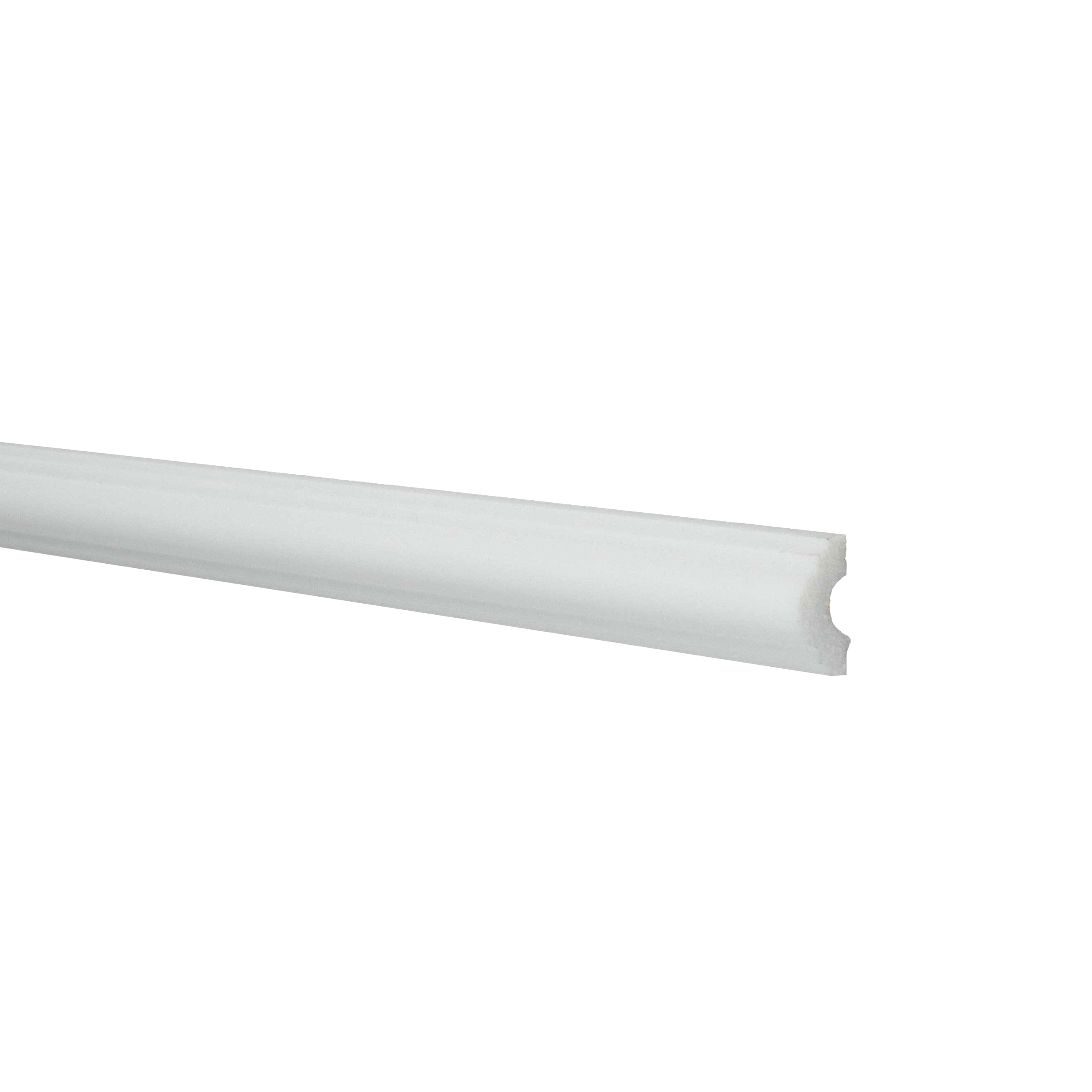 Zierleiste WL7 12,5 x 25 x 2000 mm Wandleiste Polystyrol Weiß NMC WALLSTYL