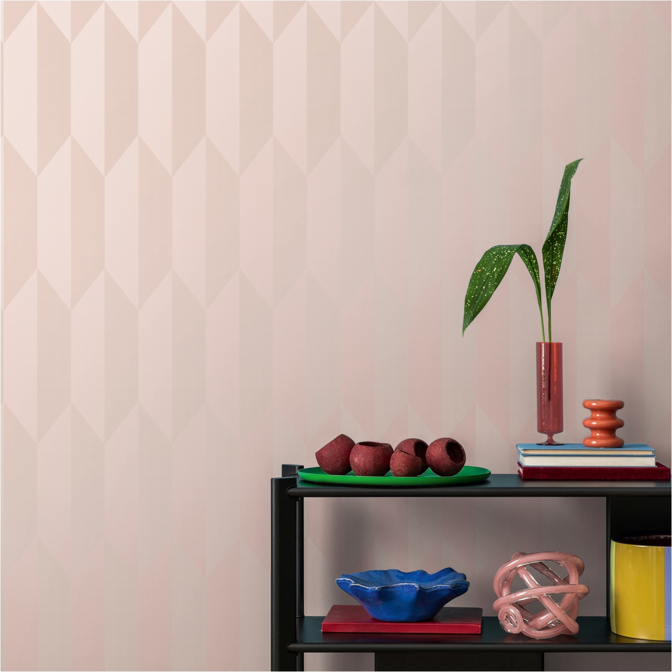 Vliestapete 790862 Rosa 3D geometrisch CosmoLiving by Cosmopolitan A.S. Creation