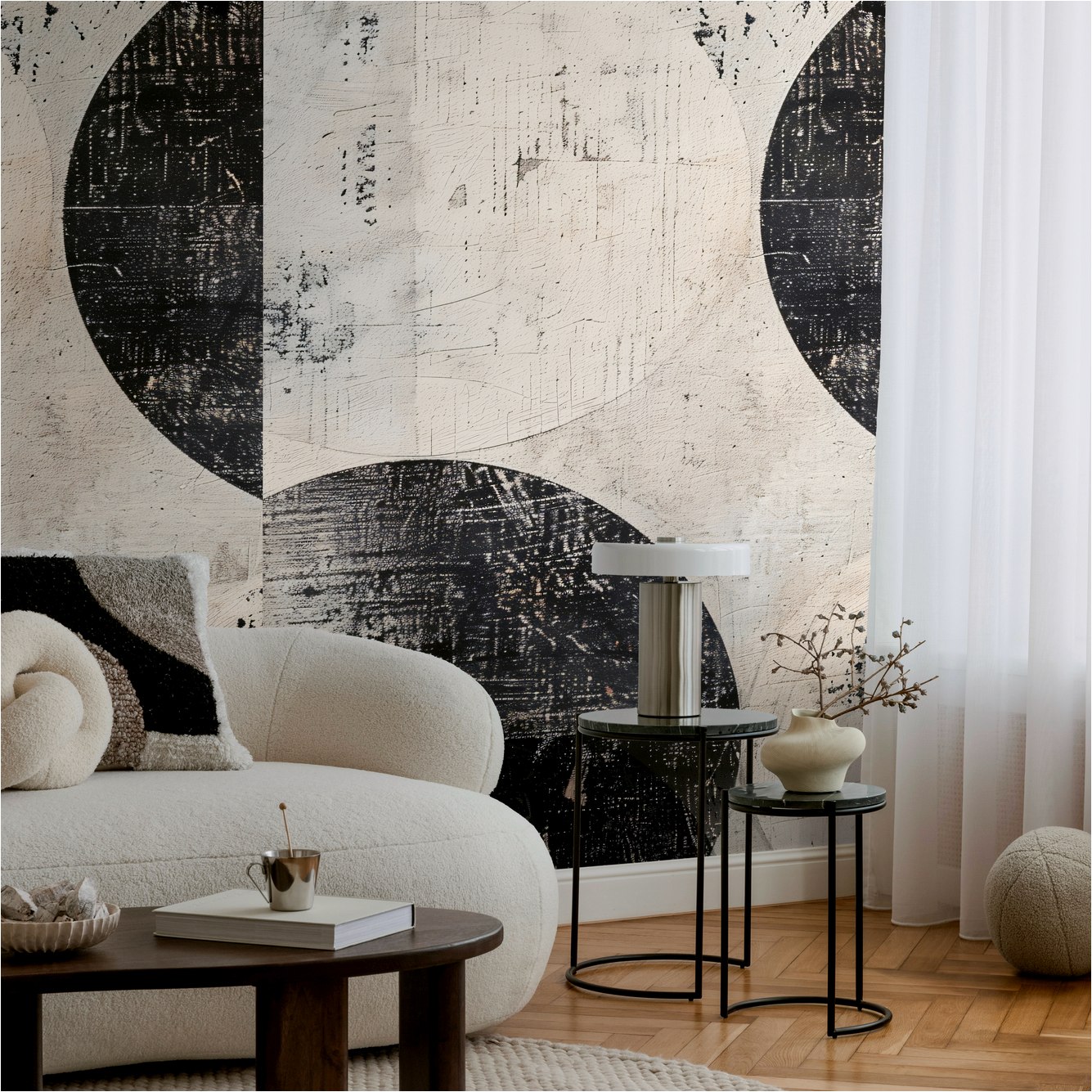 Fototapete 791441 Schwarz Used-Look Grafik CosmoLiving by Cosmopolitan A.S. Creation